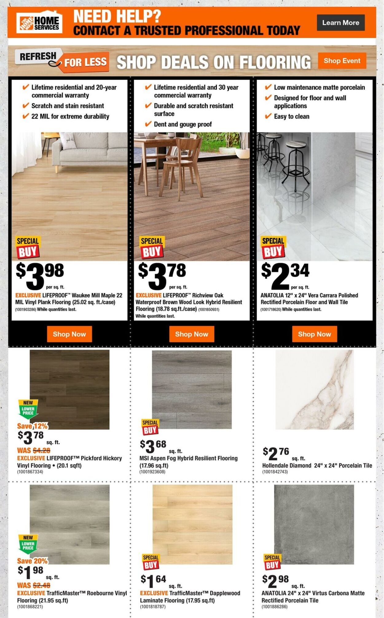 Flyer Home Depot 28.08.2025 - 10.09.2025