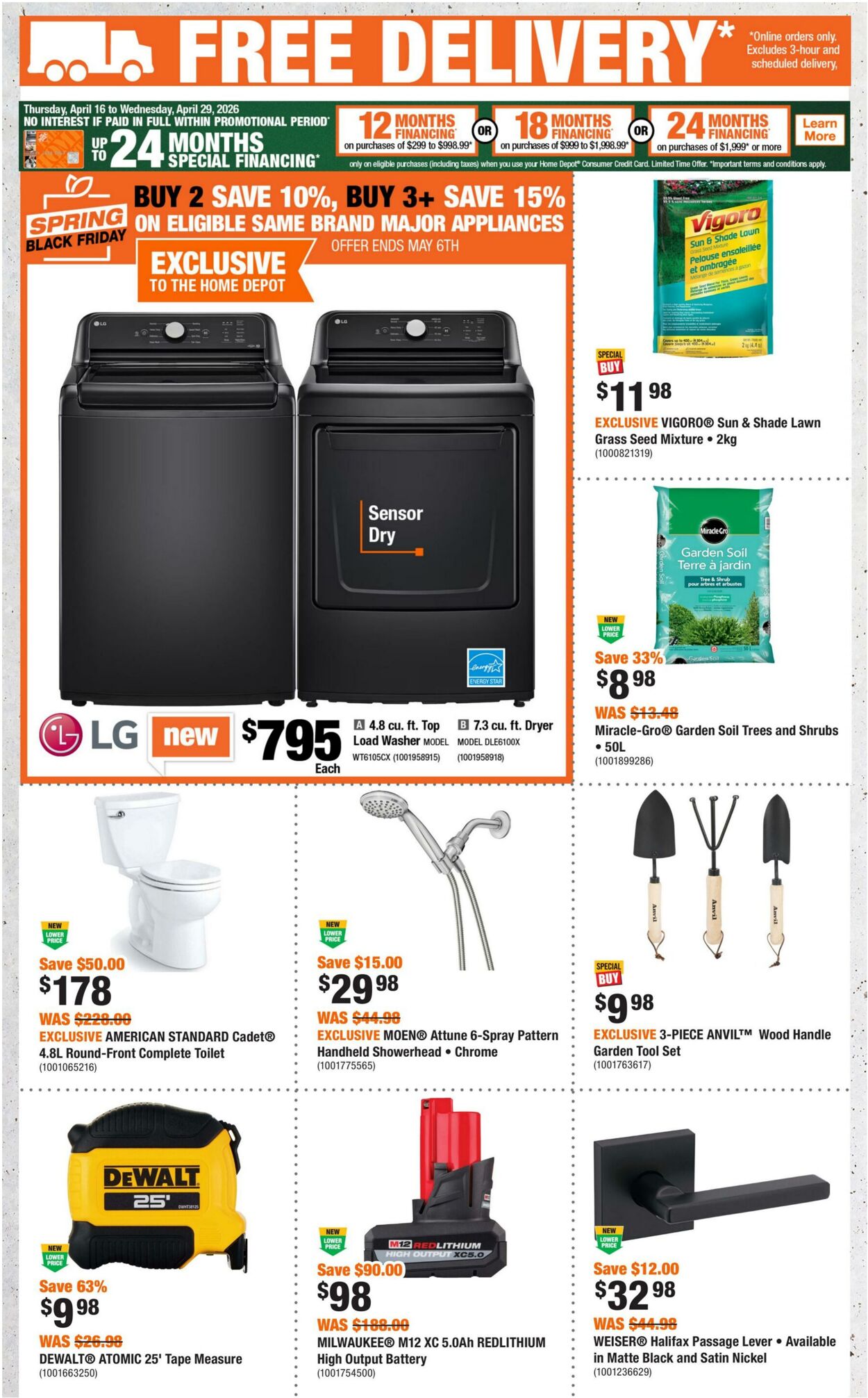 Flyer Home Depot 16.04.2026 - 29.04.2026