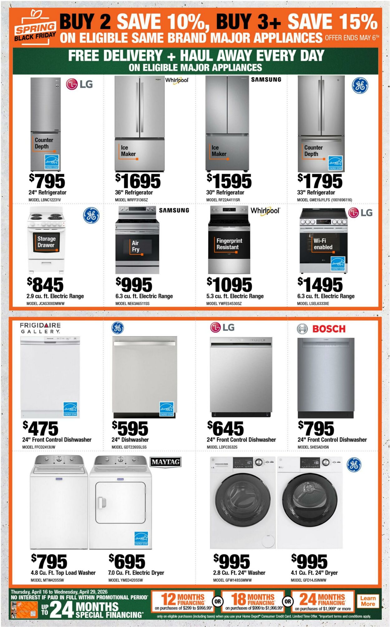 Flyer Home Depot 16.04.2026 - 29.04.2026