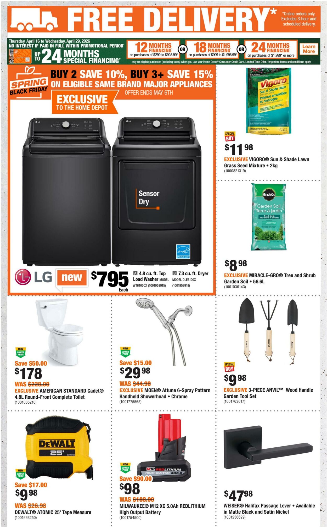 Flyer Home Depot 16.04.2026 - 29.04.2026