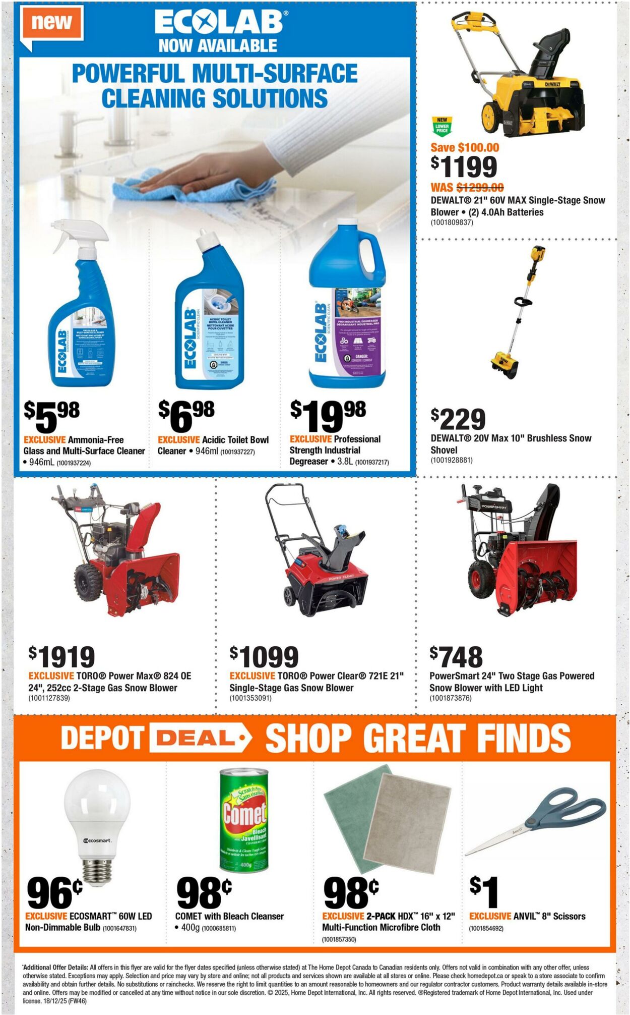 Flyer Home Depot 18.12.2025 - 31.12.2025