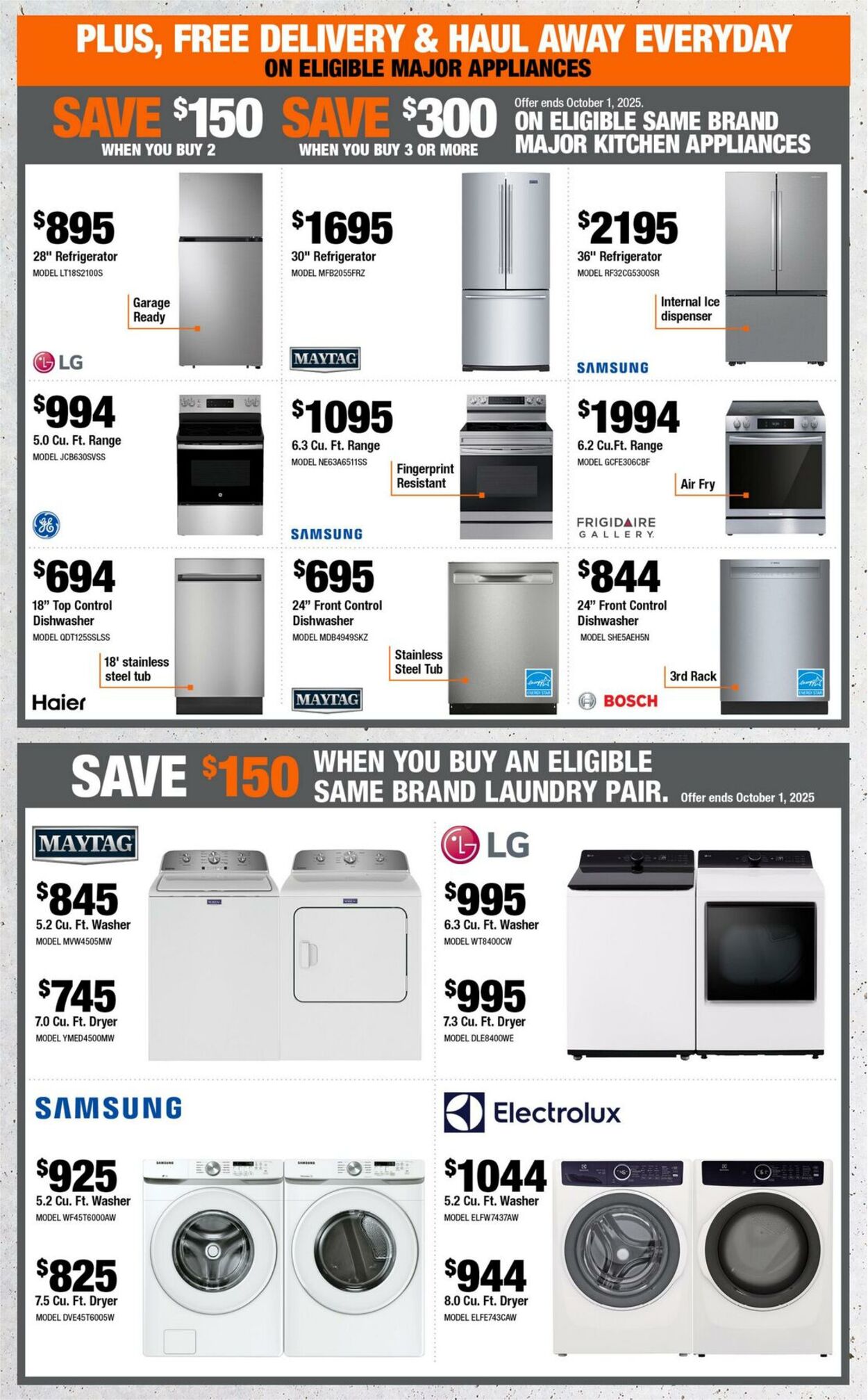 Flyer Home Depot 11.09.2025 - 01.10.2025