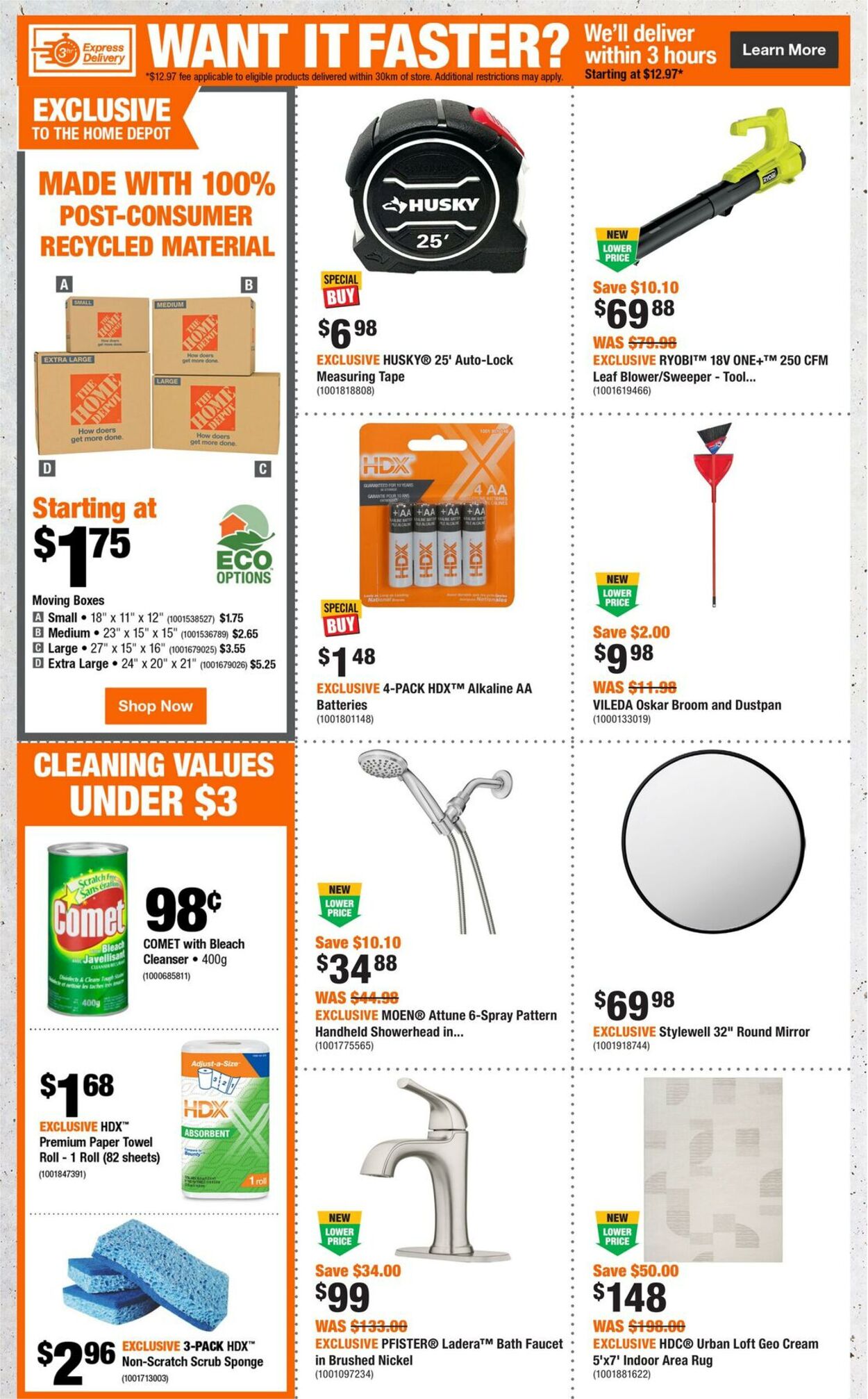 Flyer Home Depot 31.07.2025 - 13.08.2025