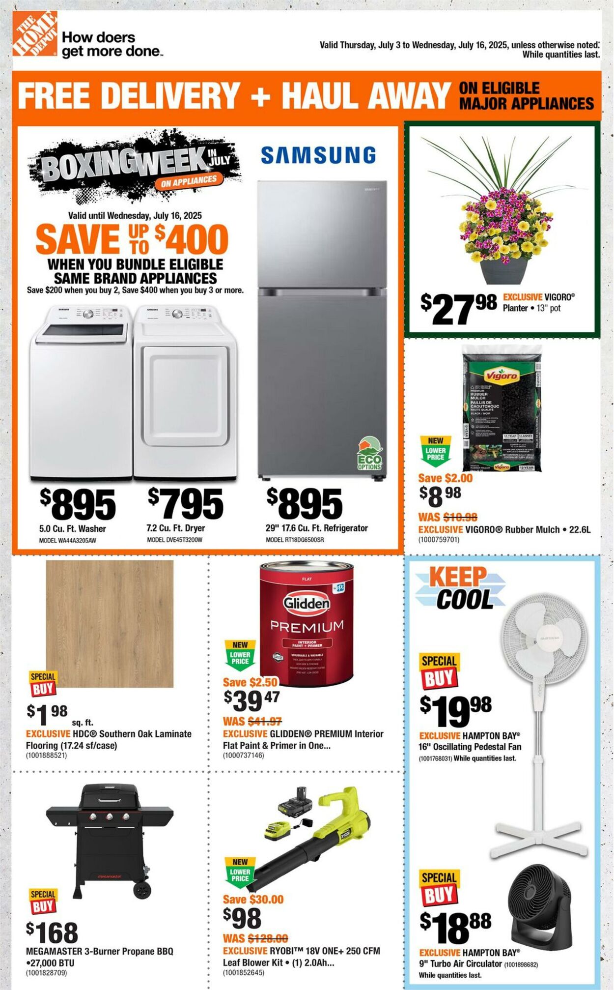 Flyer Home Depot 03.07.2025 - 16.07.2025