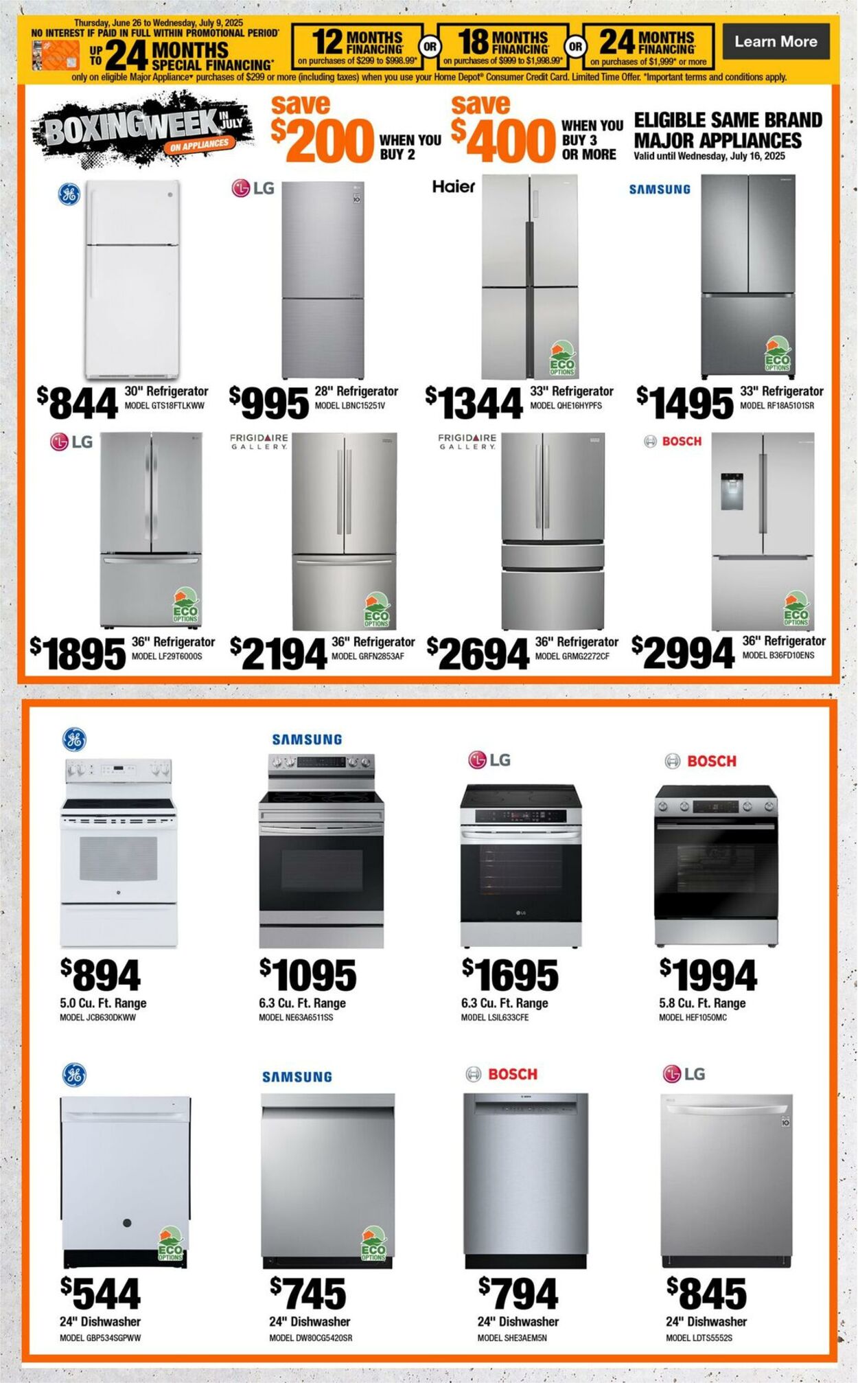 Flyer Home Depot 03.07.2025 - 16.07.2025