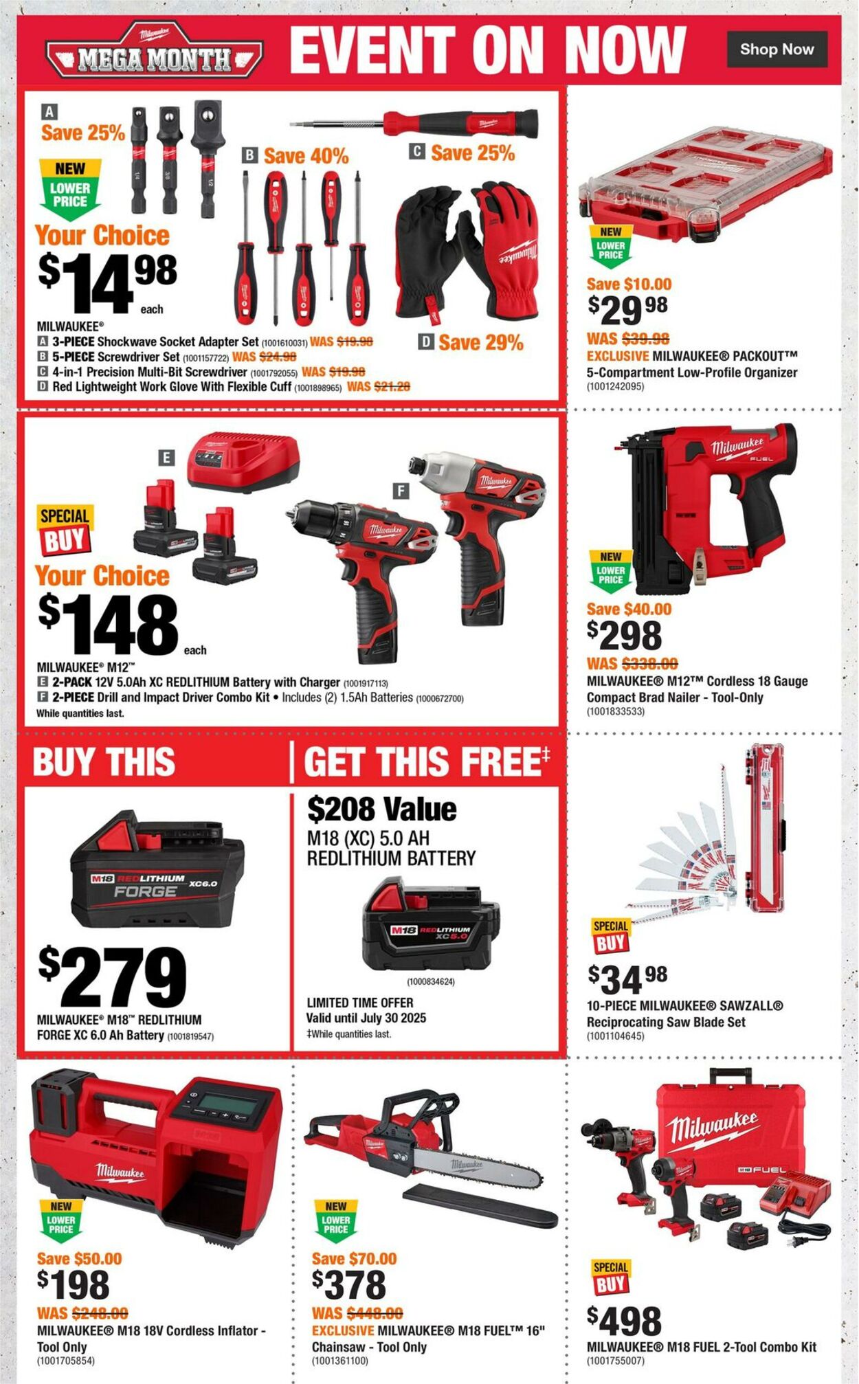 Flyer Home Depot 03.07.2025 - 16.07.2025