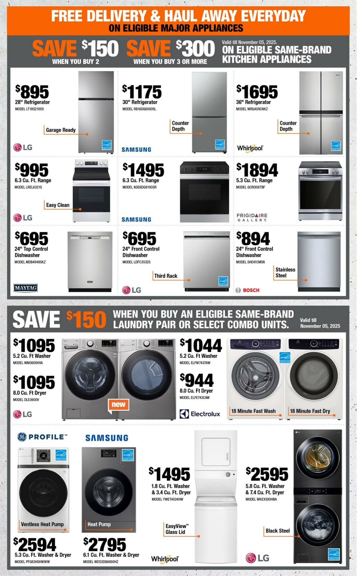 Flyer Home Depot 23.10.2025 - 05.11.2025