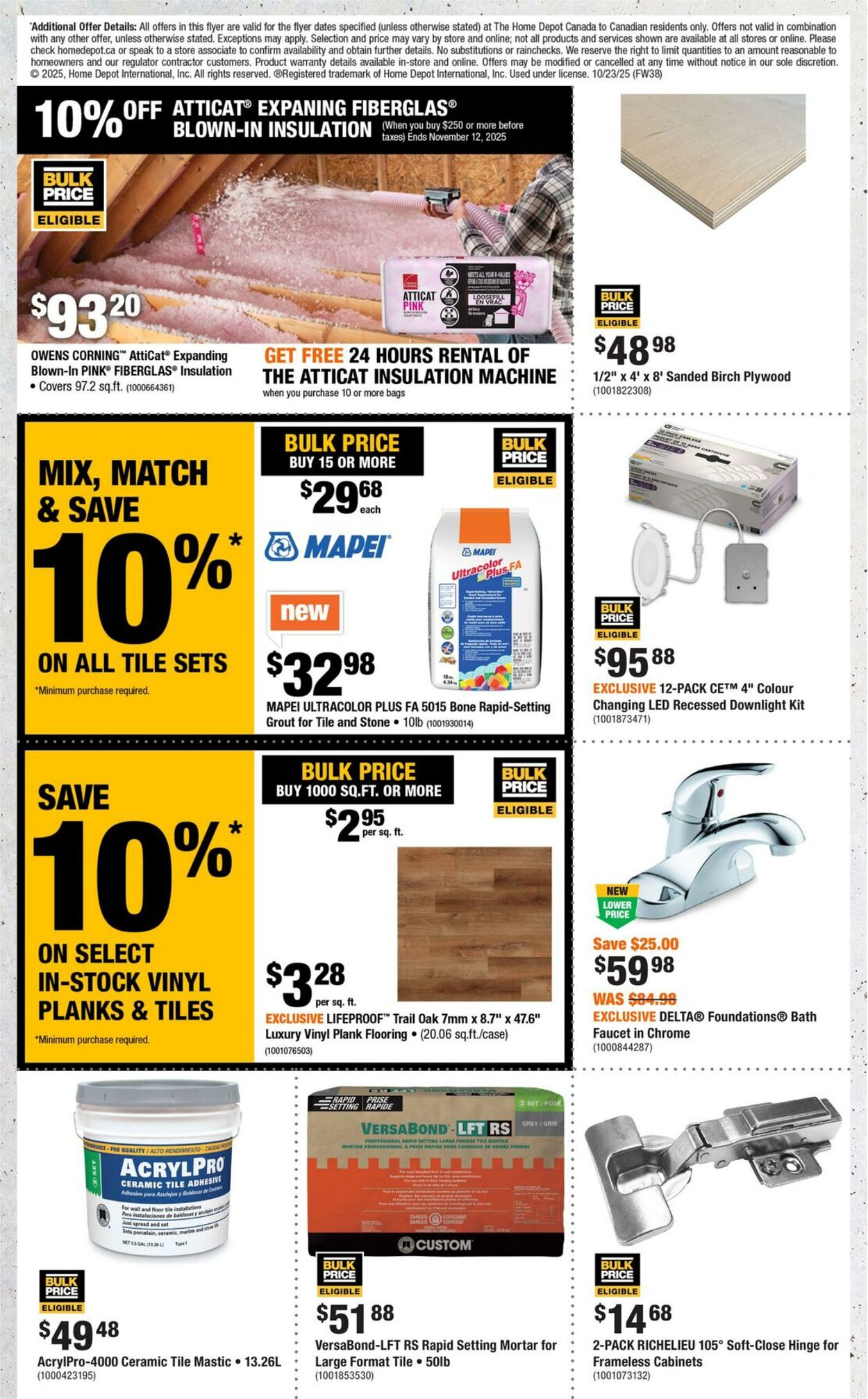 Flyer Home Depot 23.10.2025 - 05.11.2025