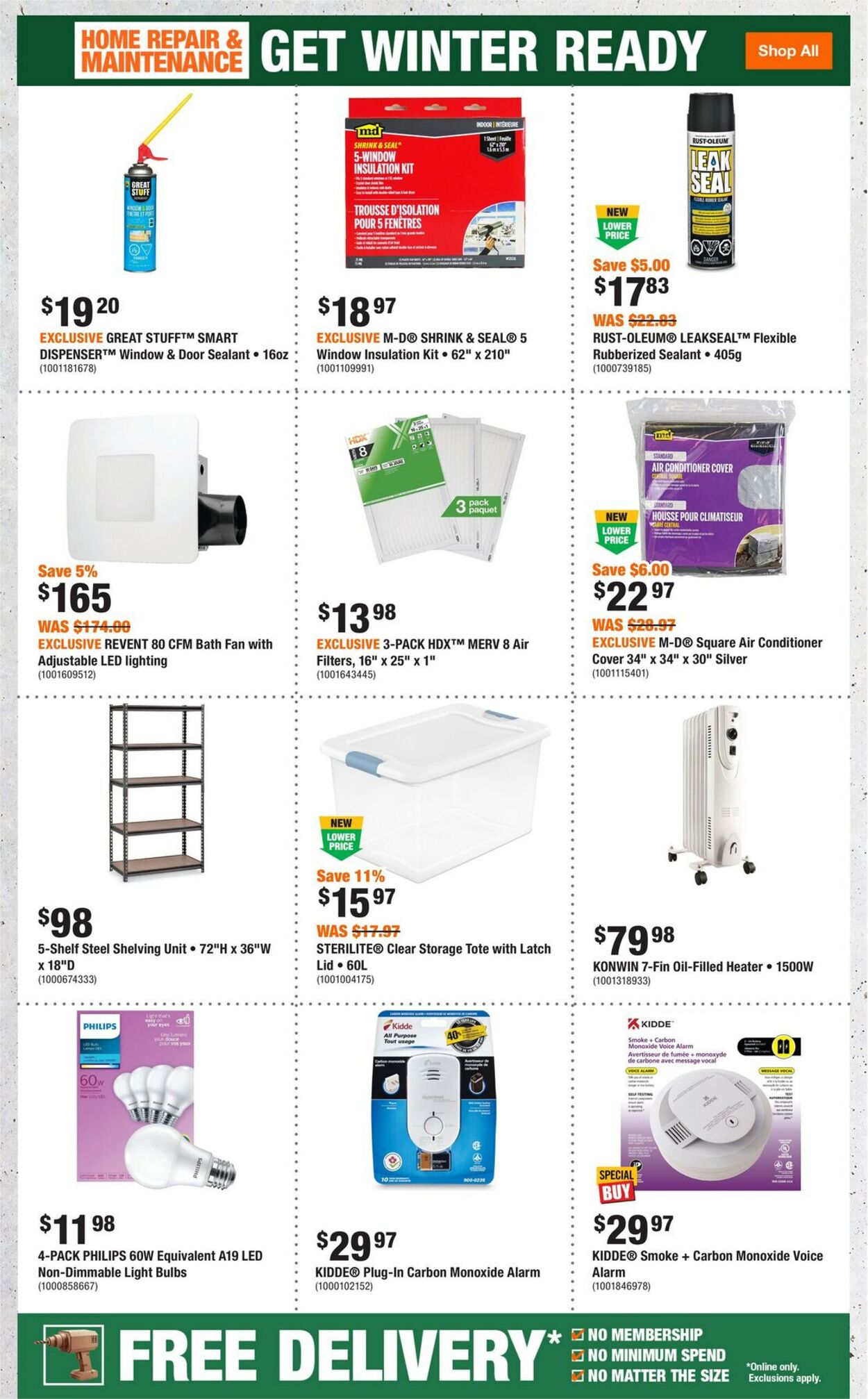 Flyer Home Depot 23.10.2025 - 05.11.2025