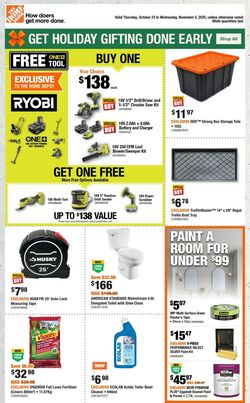 Flyer Home Depot 23.10.2025 - 05.11.2025