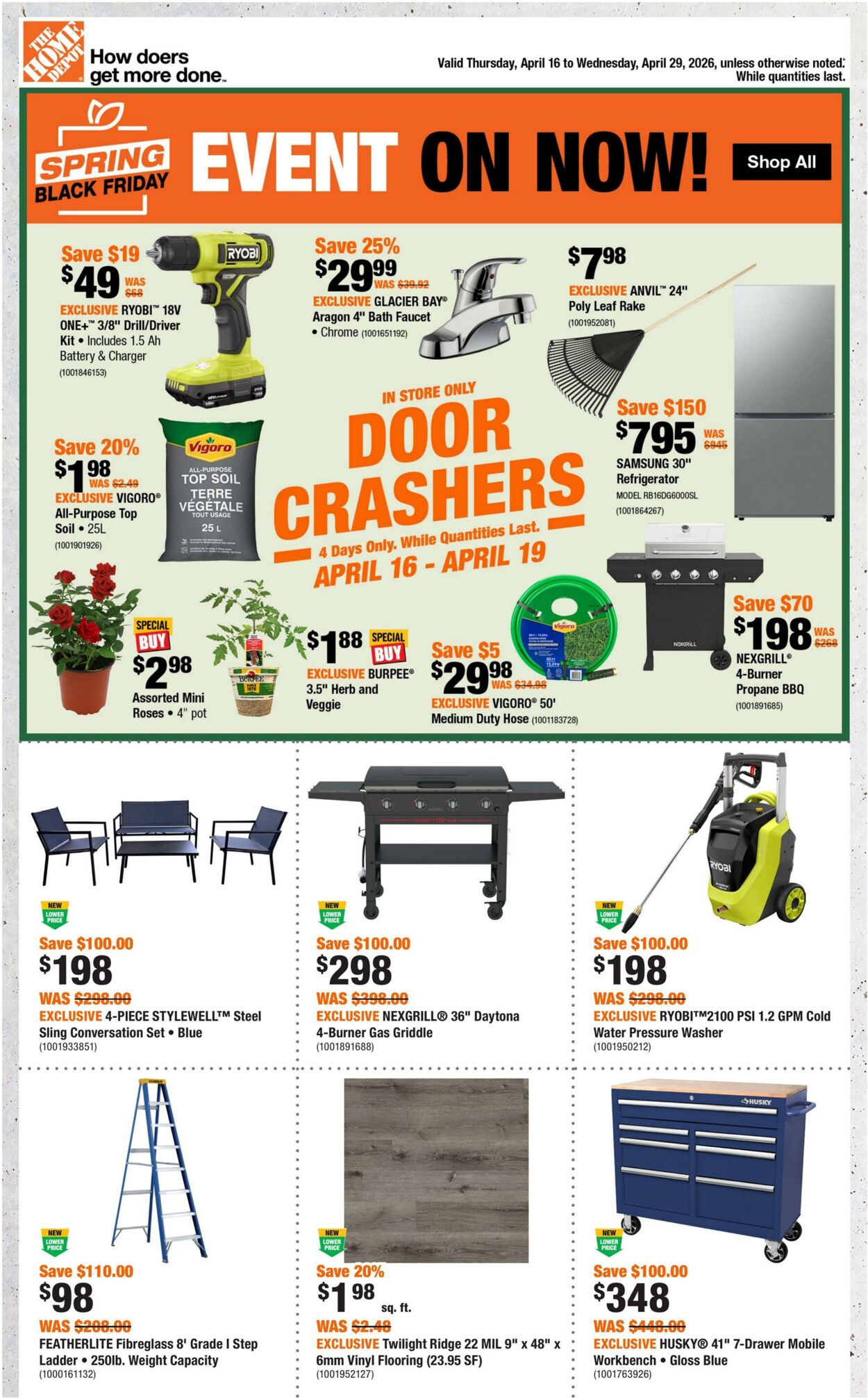 Flyer Home Depot 16.04.2026 - 29.04.2026