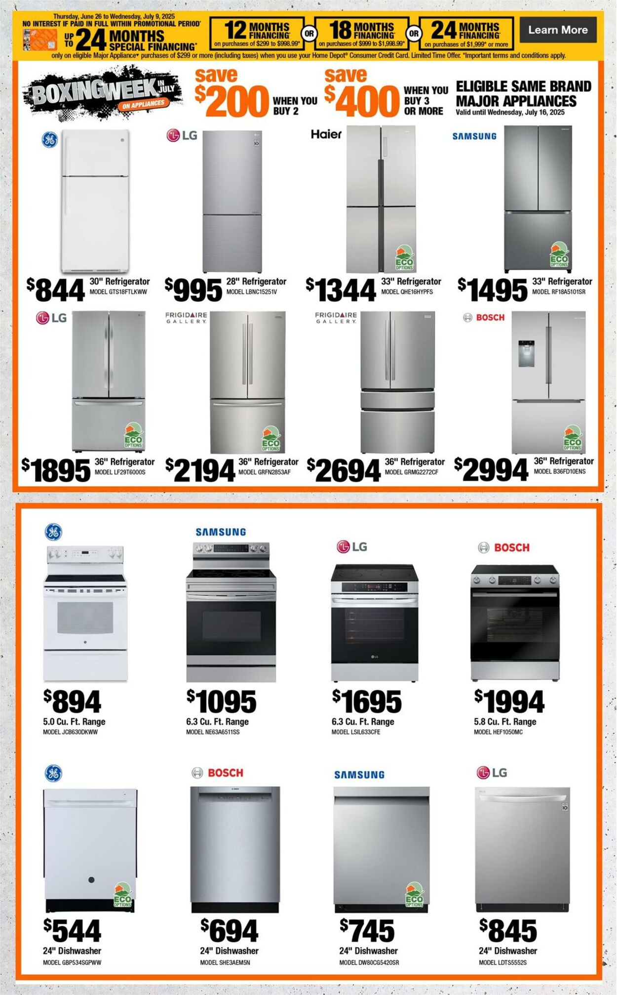 Flyer Home Depot 03.07.2025 - 16.07.2025