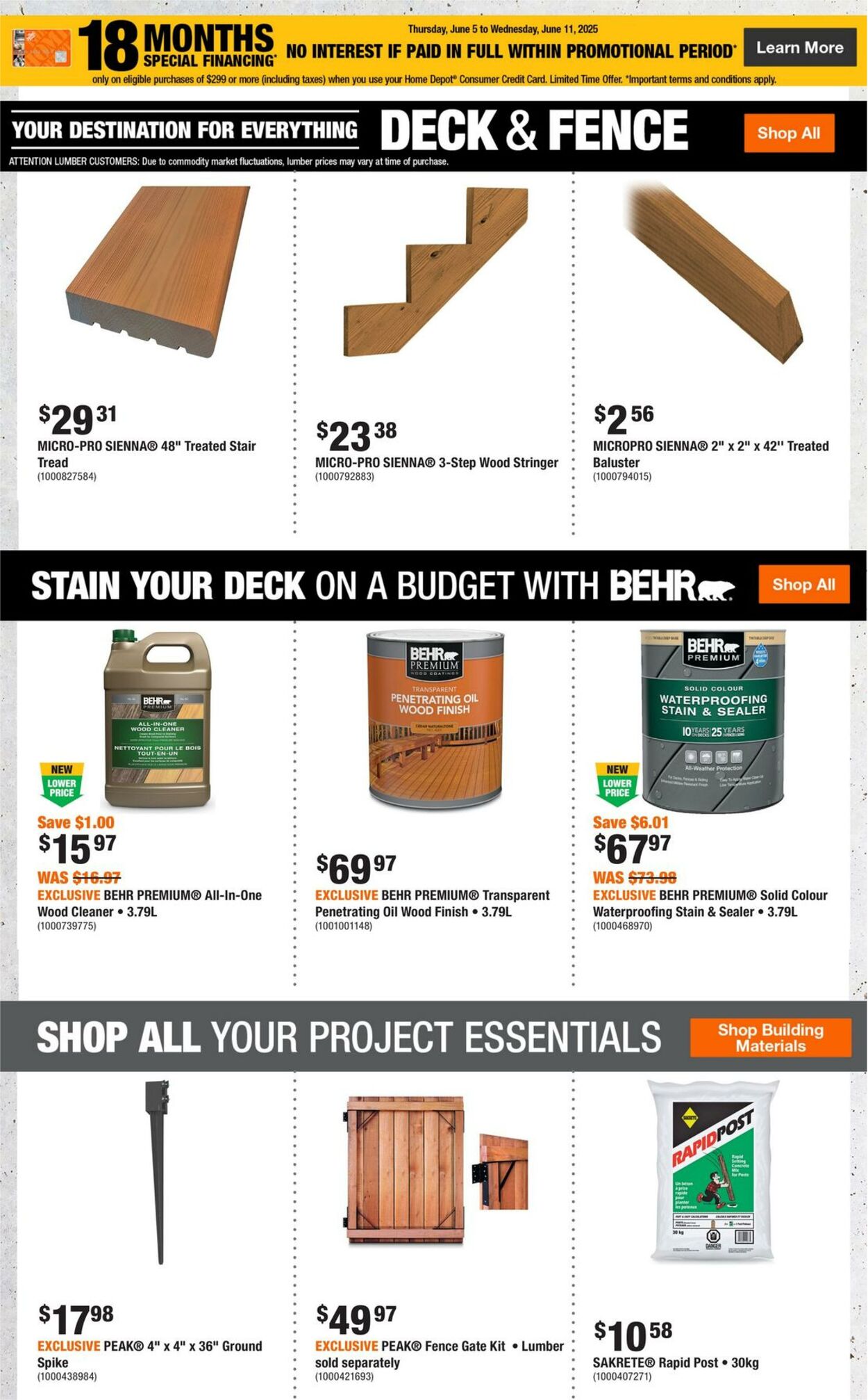 Flyer Home Depot 05.06.2025 - 18.06.2025