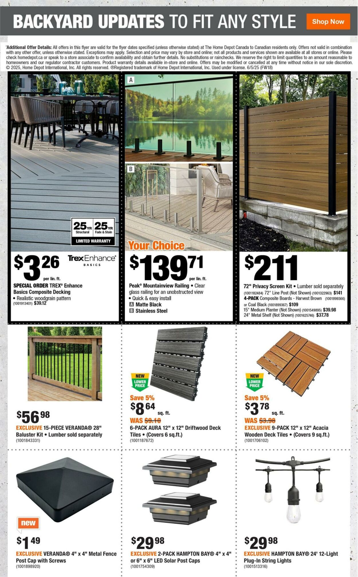Flyer Home Depot 05.06.2025 - 18.06.2025