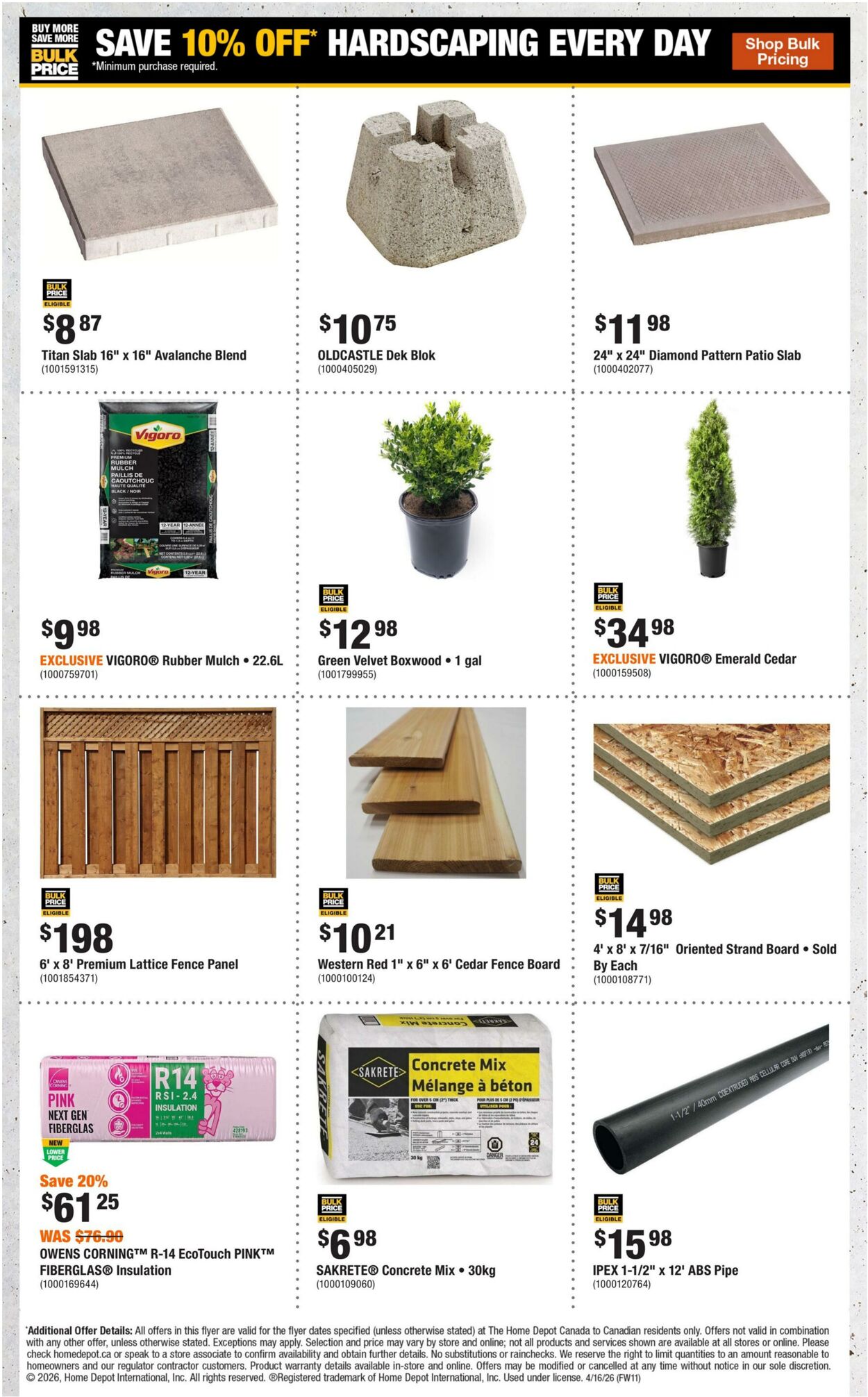 Flyer Home Depot 30.04.2026 - 13.05.2026