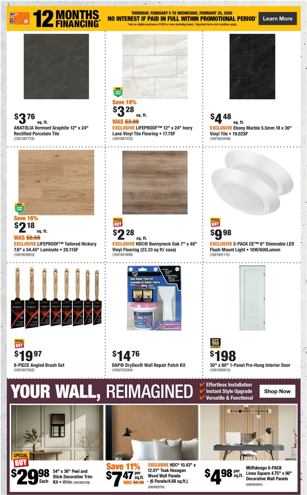 Flyer Home Depot 05.02.2026 - 25.02.2026