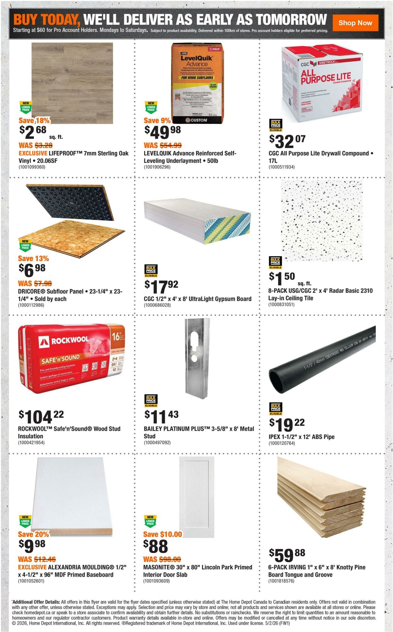 Flyer Home Depot 05.02.2026 - 25.02.2026