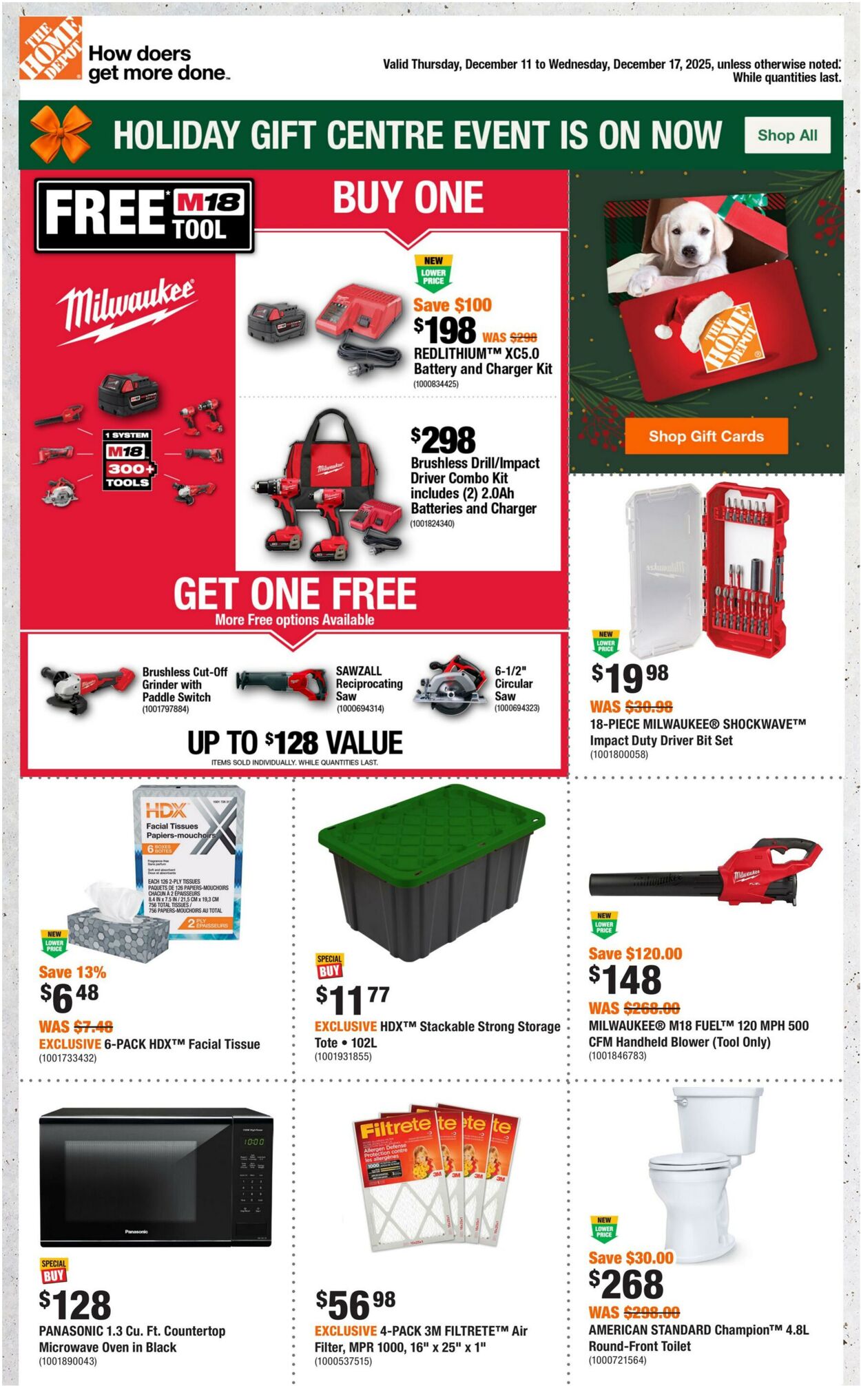Flyer Home Depot 11.12.2025 - 17.12.2025