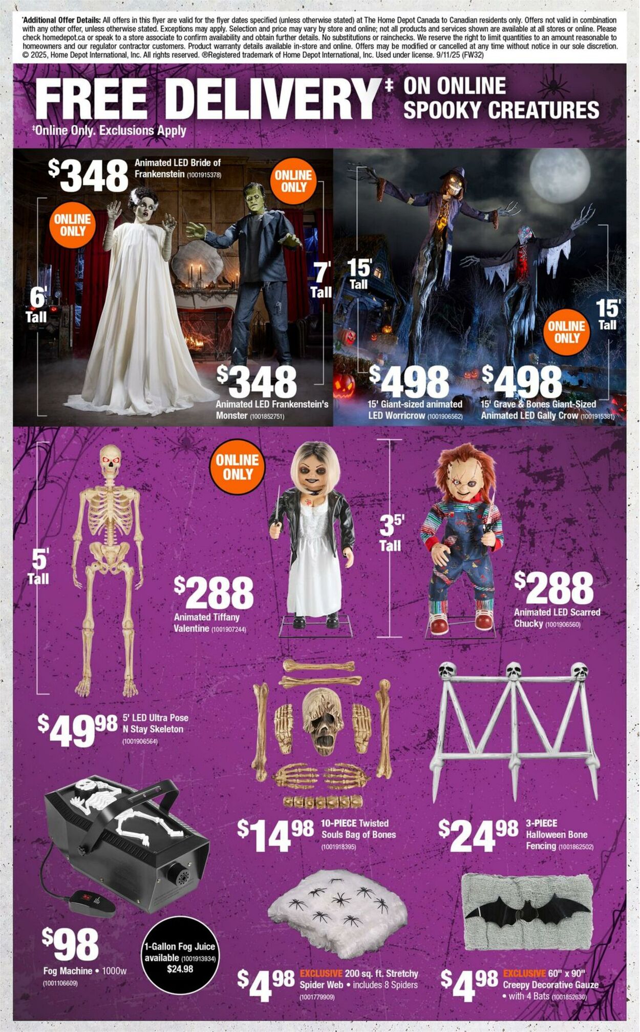 Flyer Home Depot 11.09.2025 - 01.10.2025