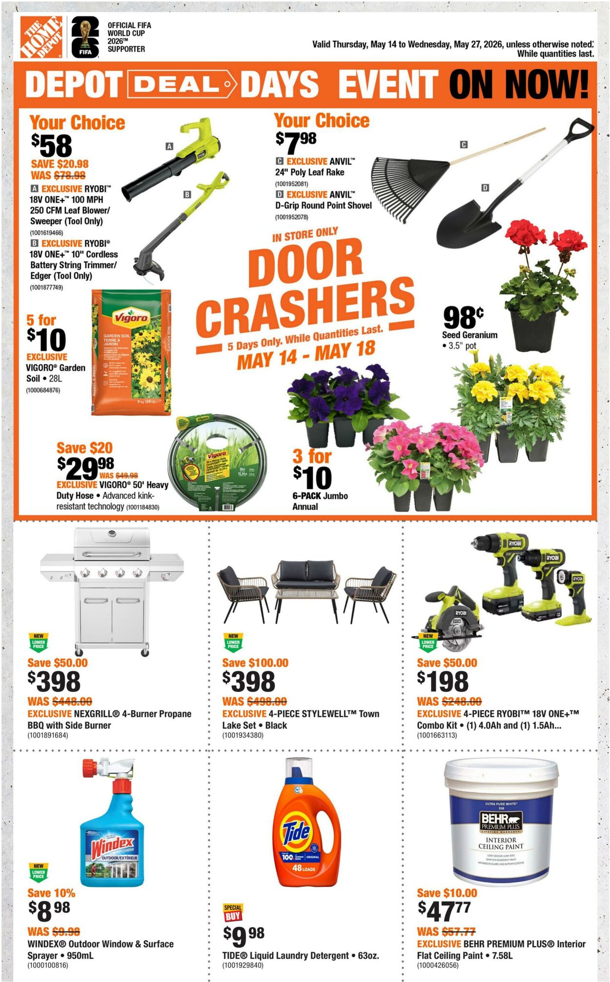 Flyer Home Depot 14.05.2026 - 27.05.2026