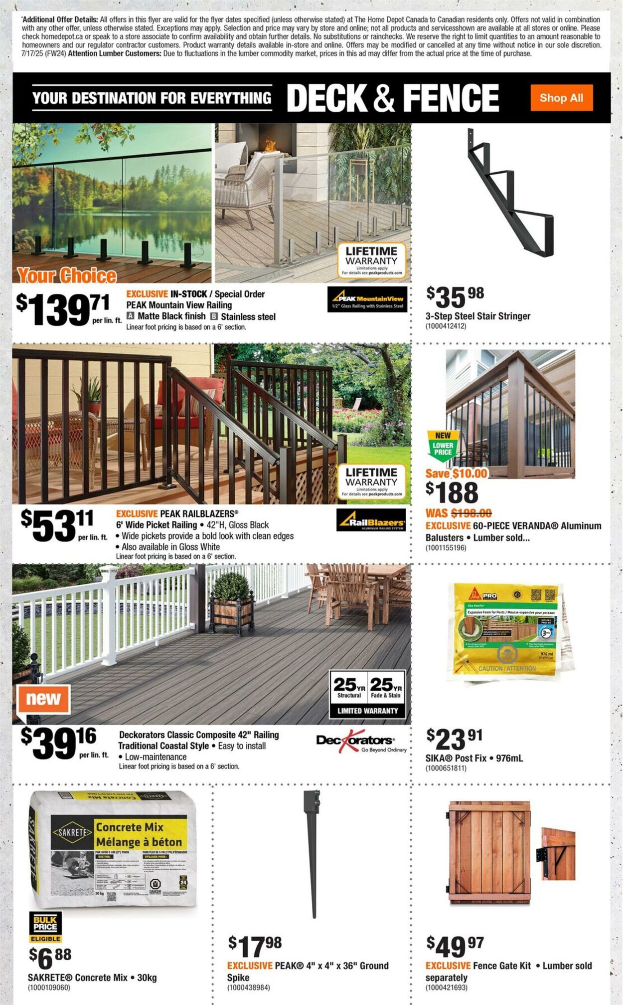 Flyer Home Depot 17.07.2025 - 30.07.2025