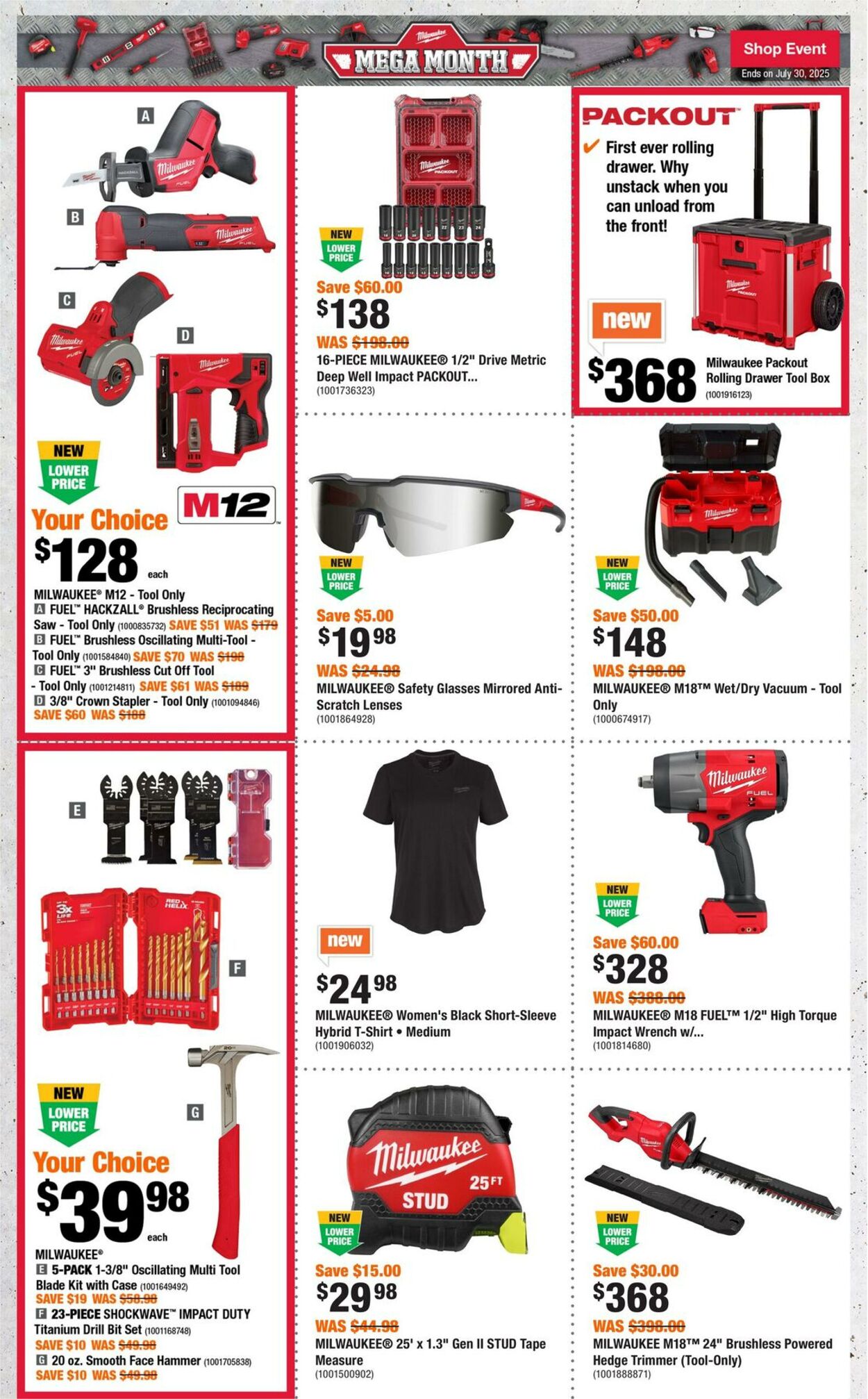 Flyer Home Depot 17.07.2025 - 30.07.2025