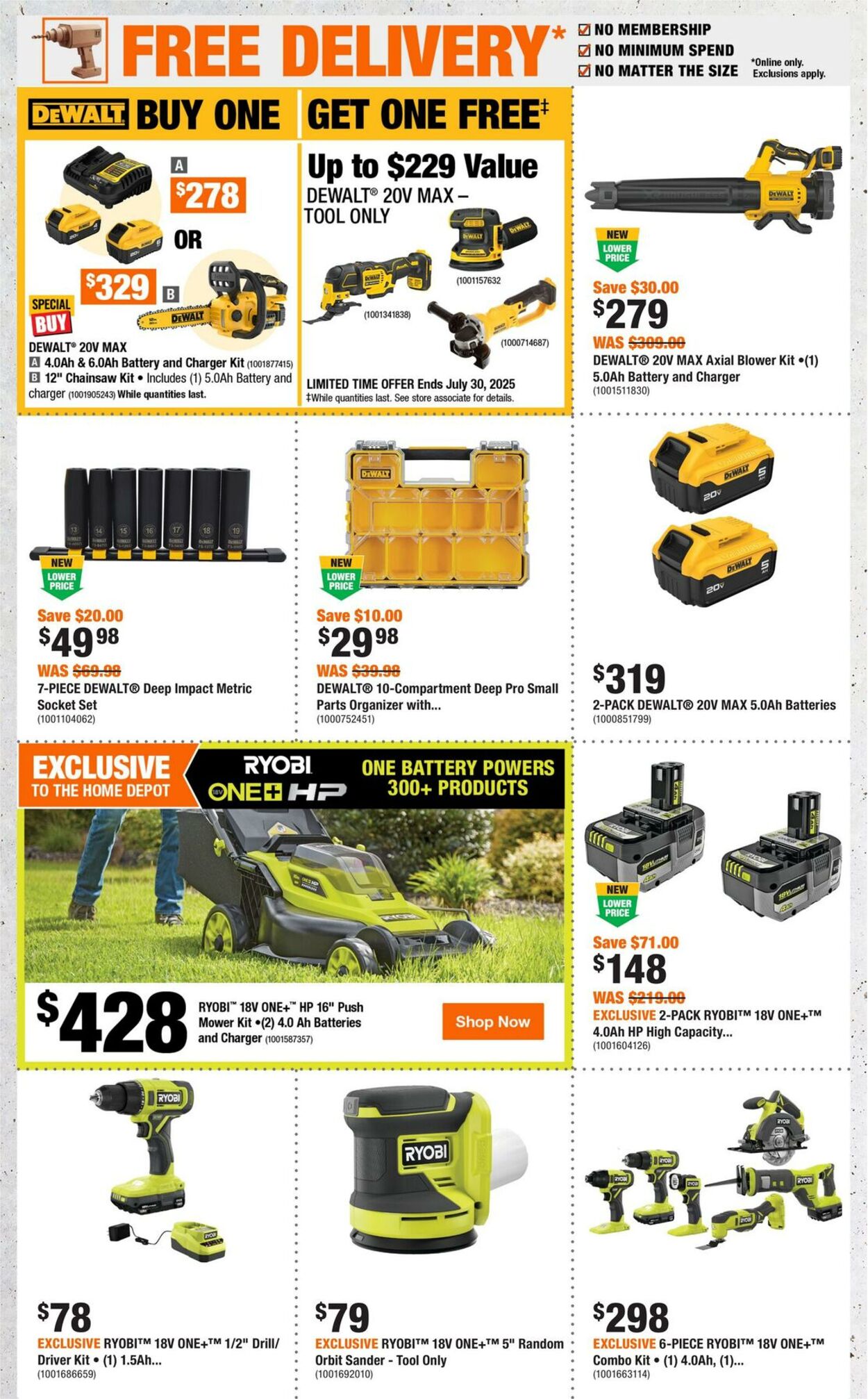 Flyer Home Depot 17.07.2025 - 30.07.2025