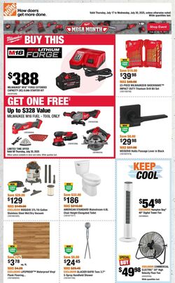 Flyer Home Depot 17.07.2025 - 30.07.2025