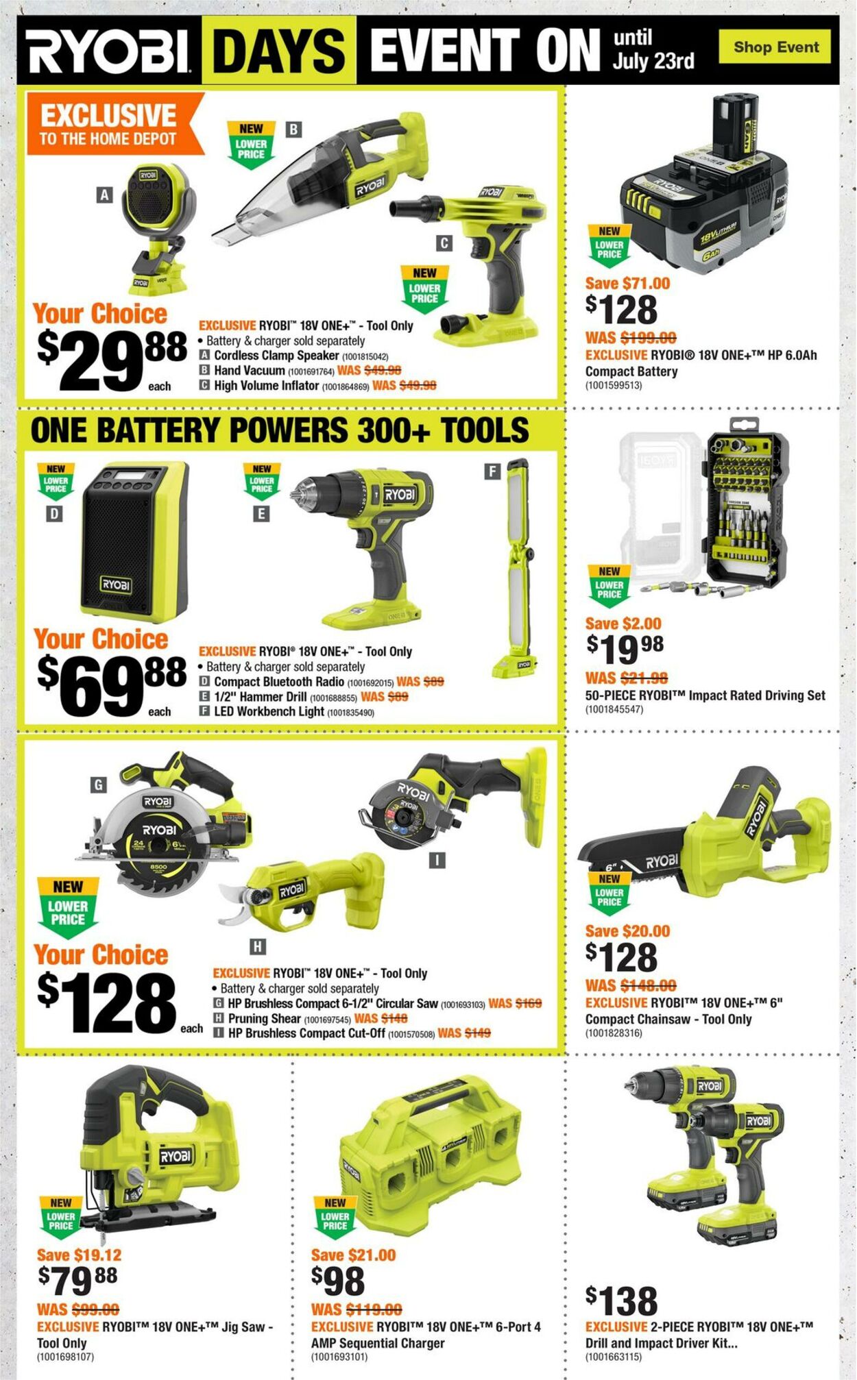 Flyer Home Depot 03.07.2025 - 16.07.2025