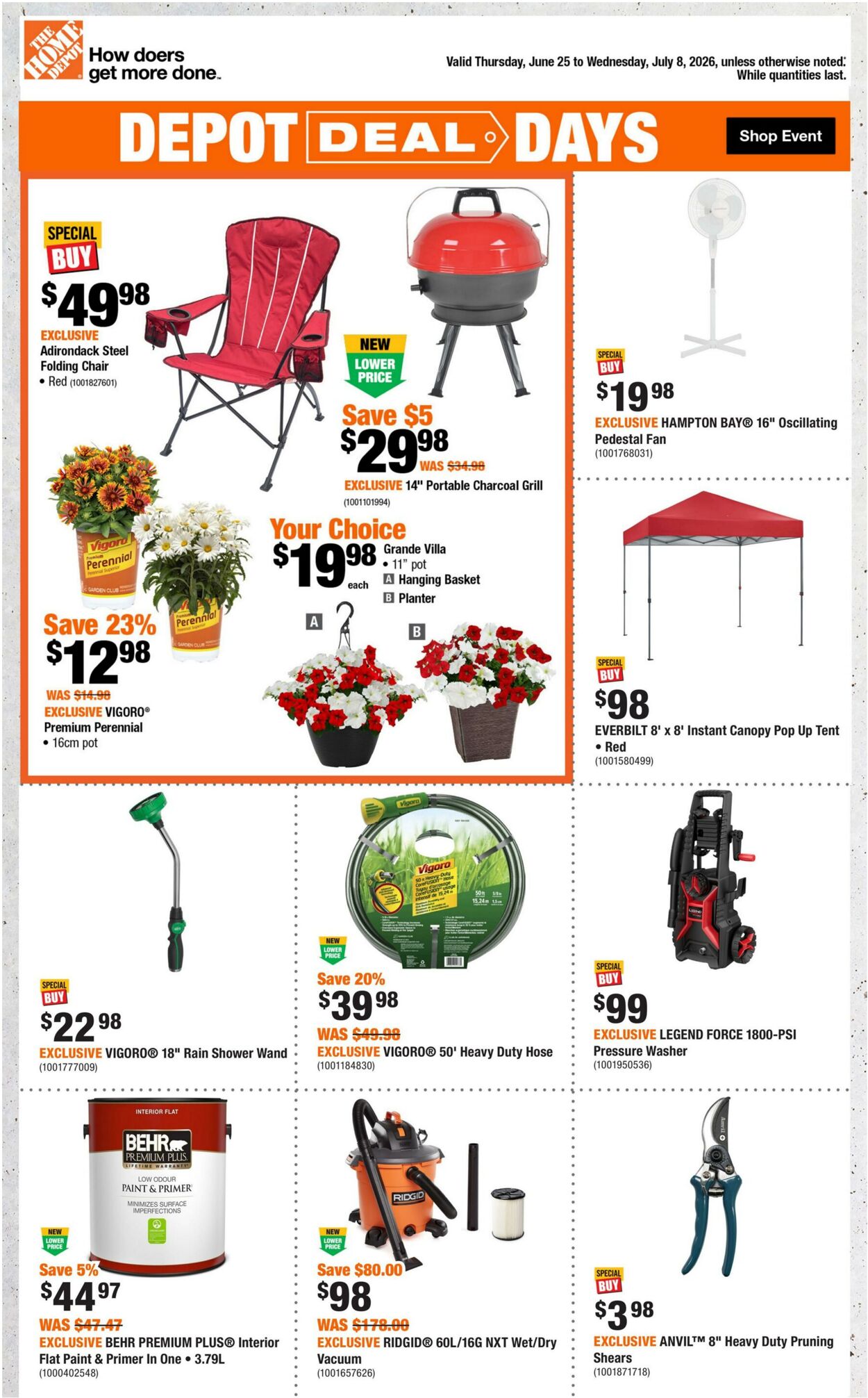 Flyer Home Depot 25.06.2026 - 08.07.2026