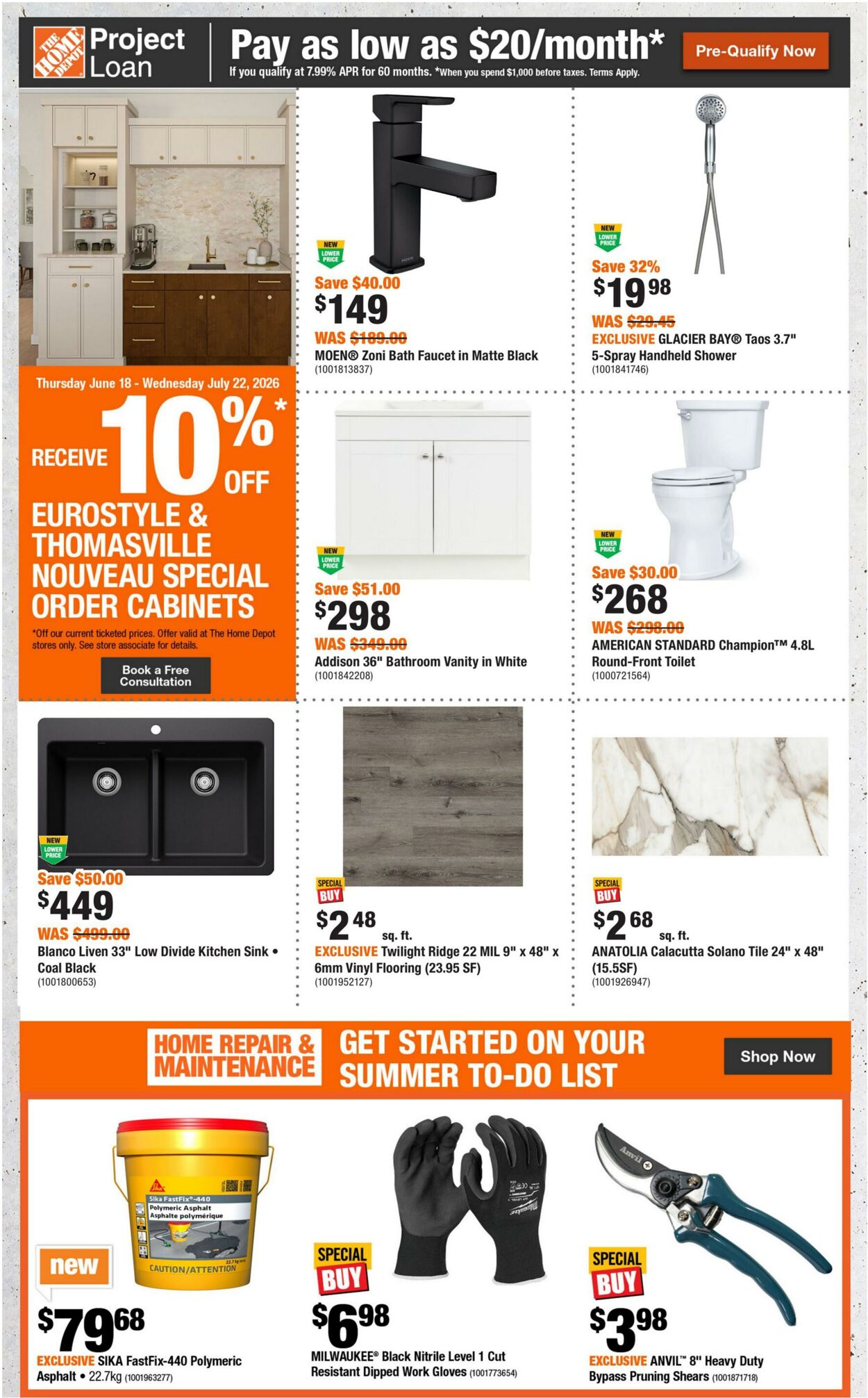 Flyer Home Depot 25.06.2026 - 08.07.2026