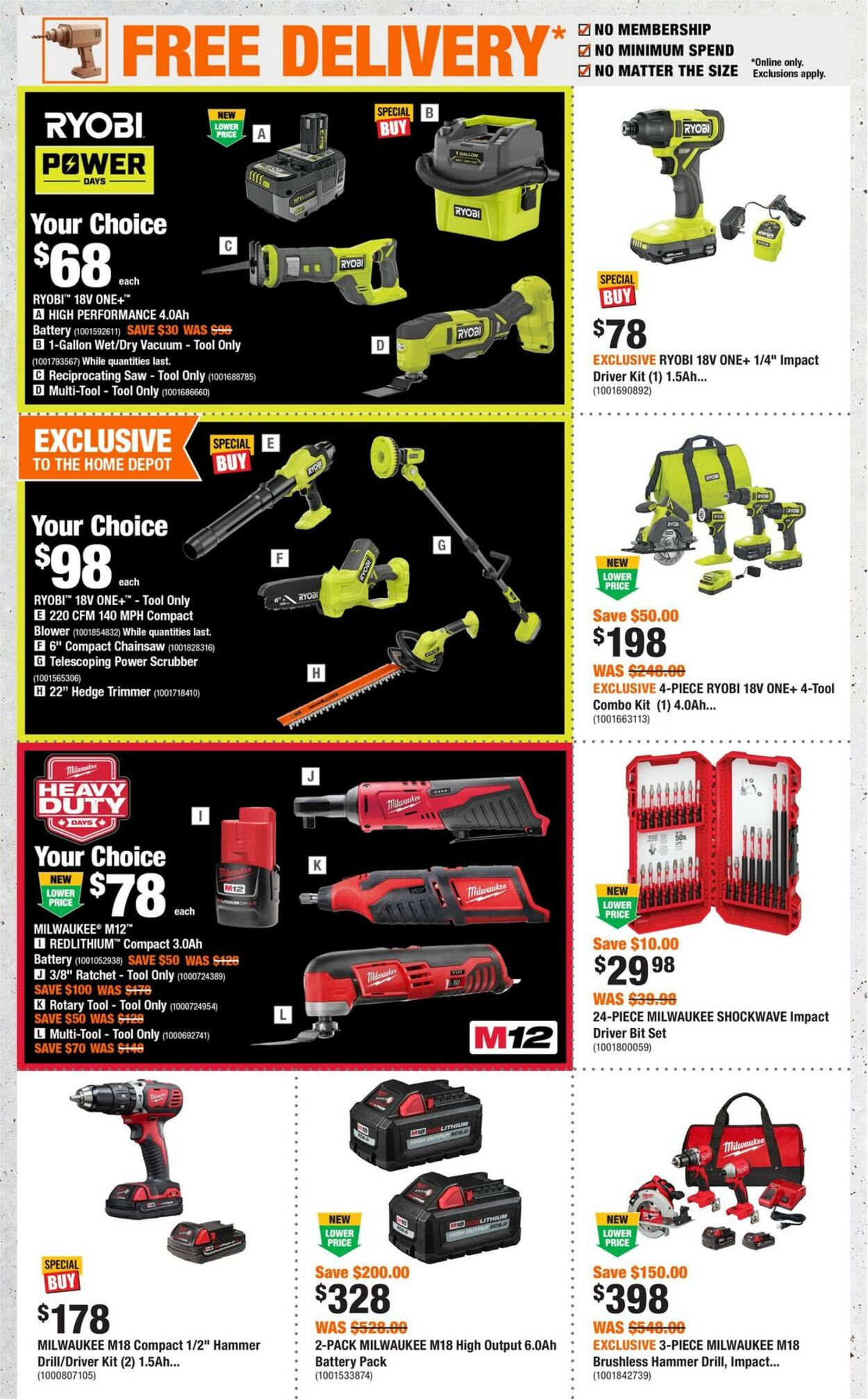 Flyer Home Depot 14.08.2025 - 27.08.2025