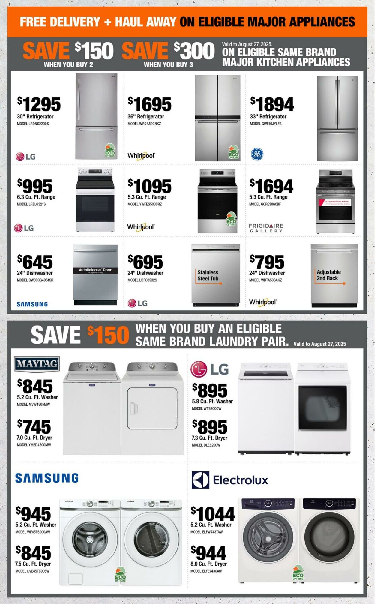Flyer Home Depot 14.08.2025 - 27.08.2025