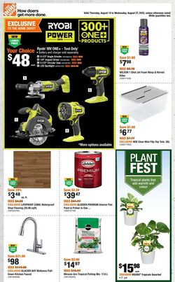 Flyer Home Depot 14.08.2025 - 27.08.2025