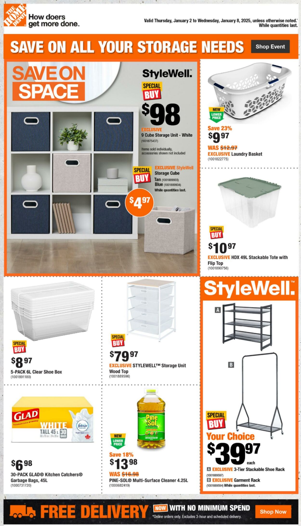 Flyer Home Depot 02.01.2025 - 08.01.2025