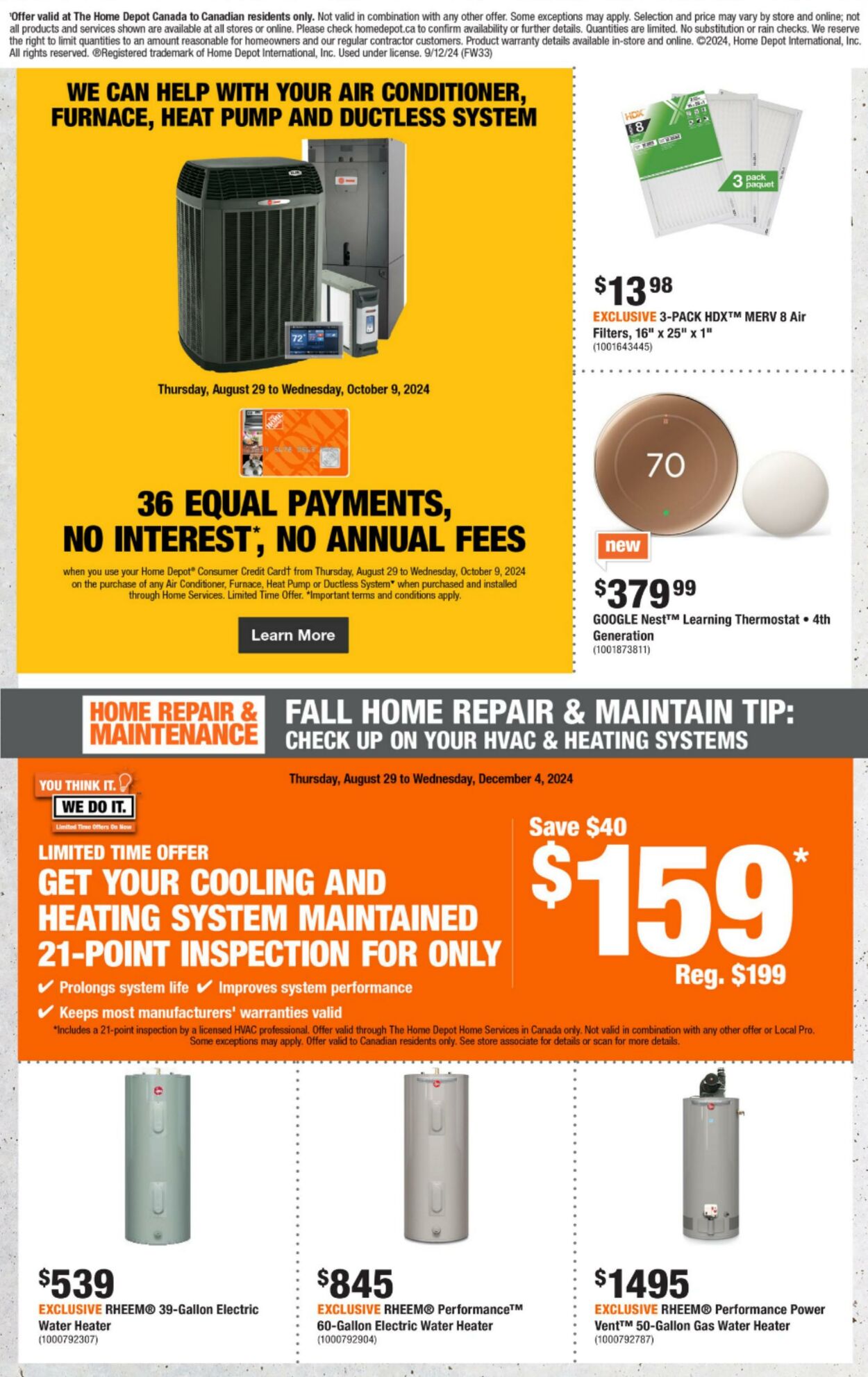 Flyer Home Depot 12.09.2024 - 18.09.2024