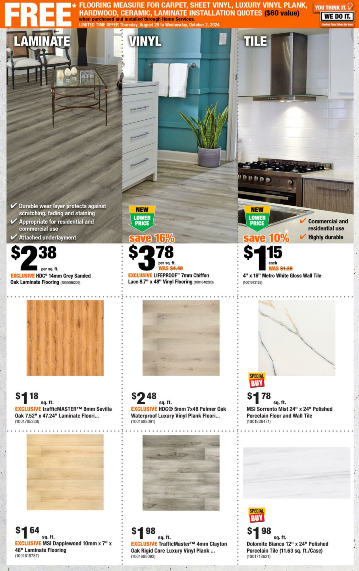 Flyer Home Depot 12.09.2024 - 18.09.2024