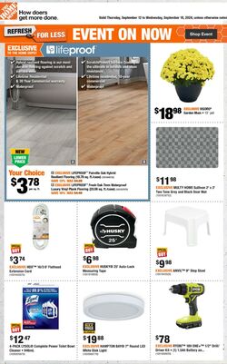 Flyer Home Depot 29.08.2024 - 04.09.2024