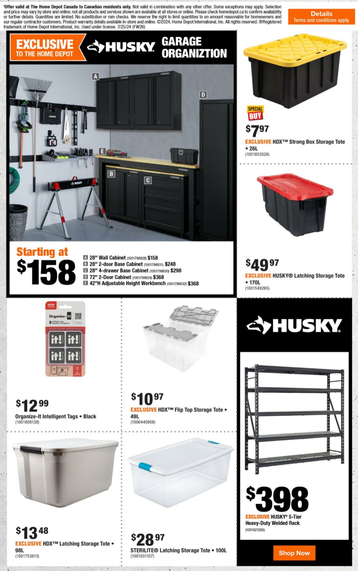 Flyer Home Depot 25.07.2024 - 31.07.2024