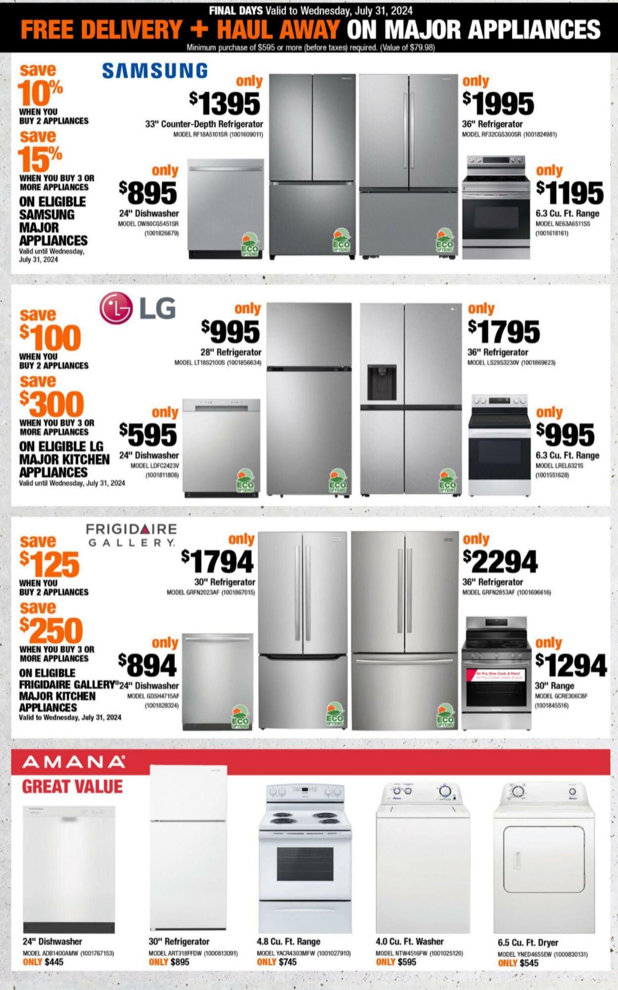 Flyer Home Depot 25.07.2024 - 31.07.2024