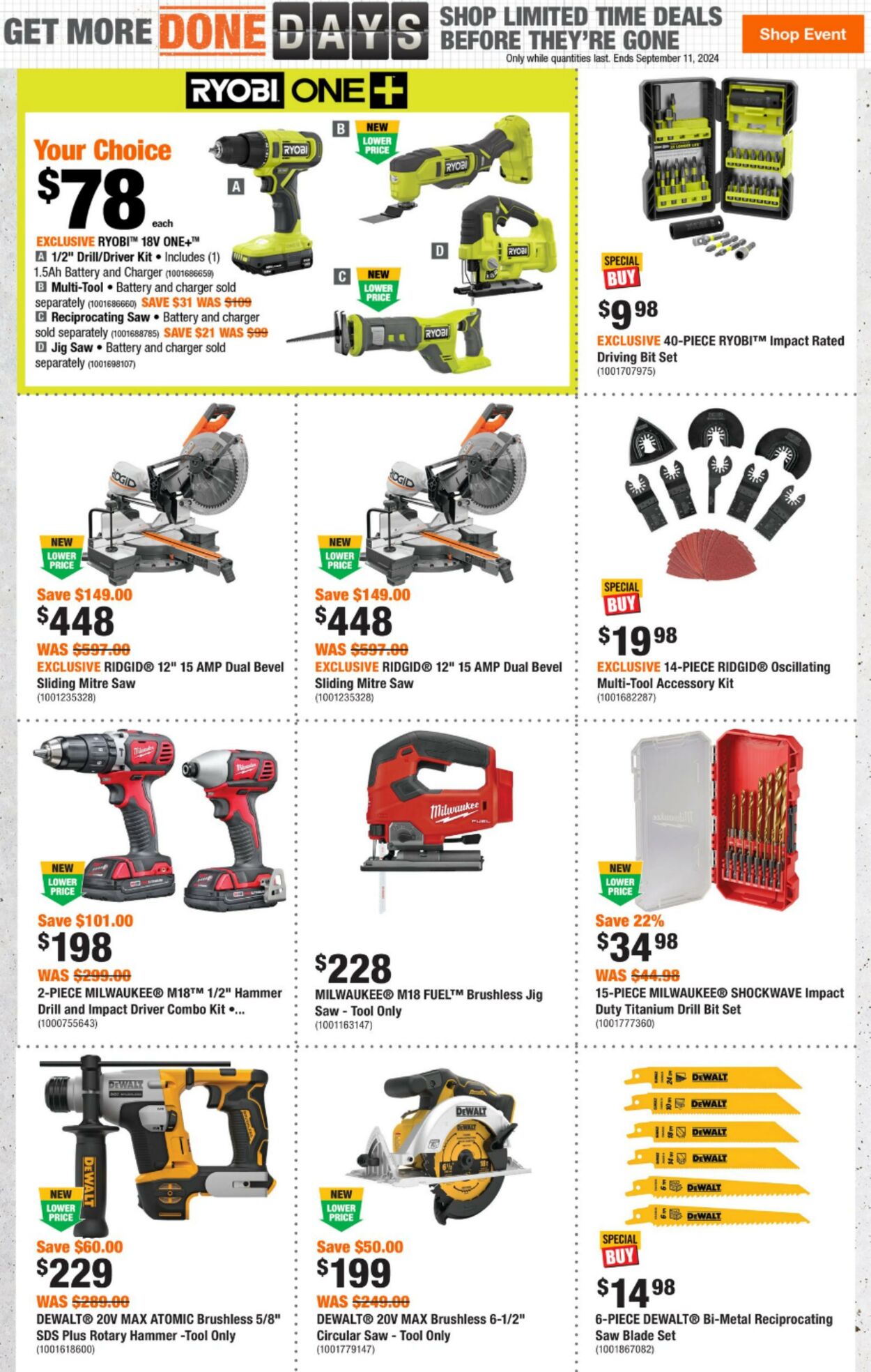 Flyer Home Depot 29.08.2024 - 04.09.2024