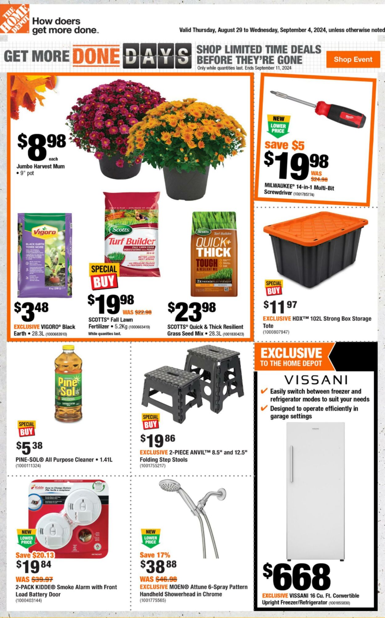 Flyer Home Depot 29.08.2024 - 04.09.2024