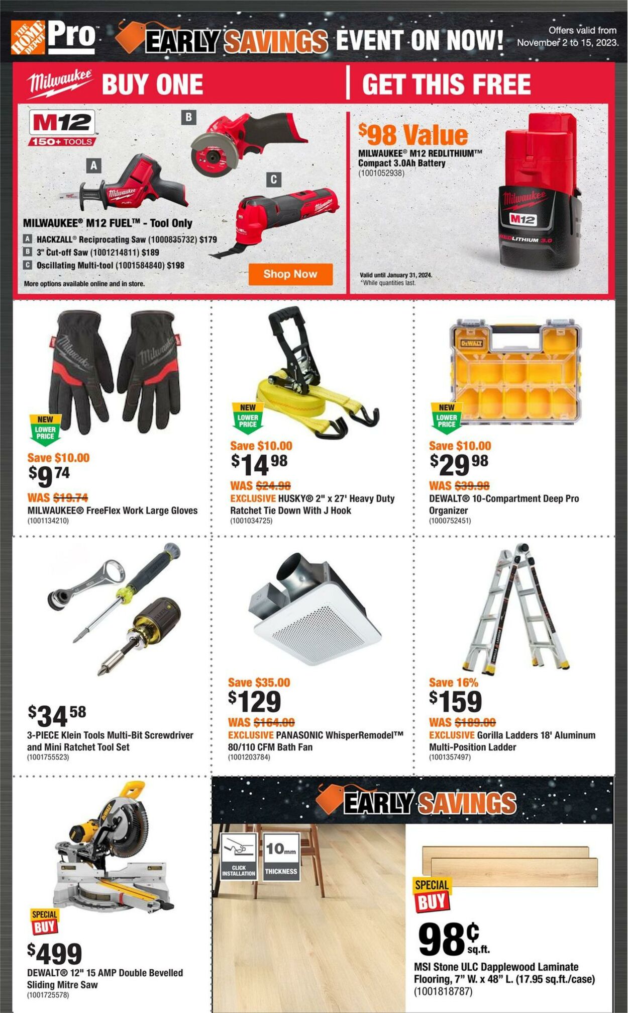 Home Depot Black Friday 2020 Tool Deals