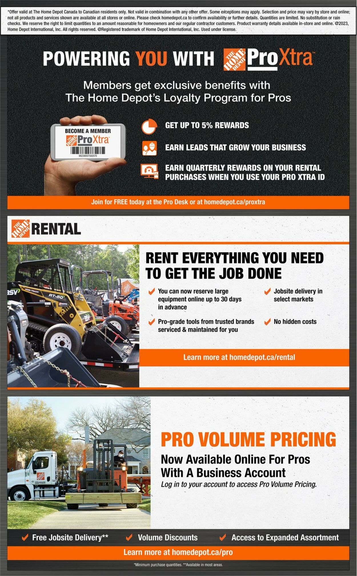 Flyer Home Depot 14.09.2023 - 27.09.2023