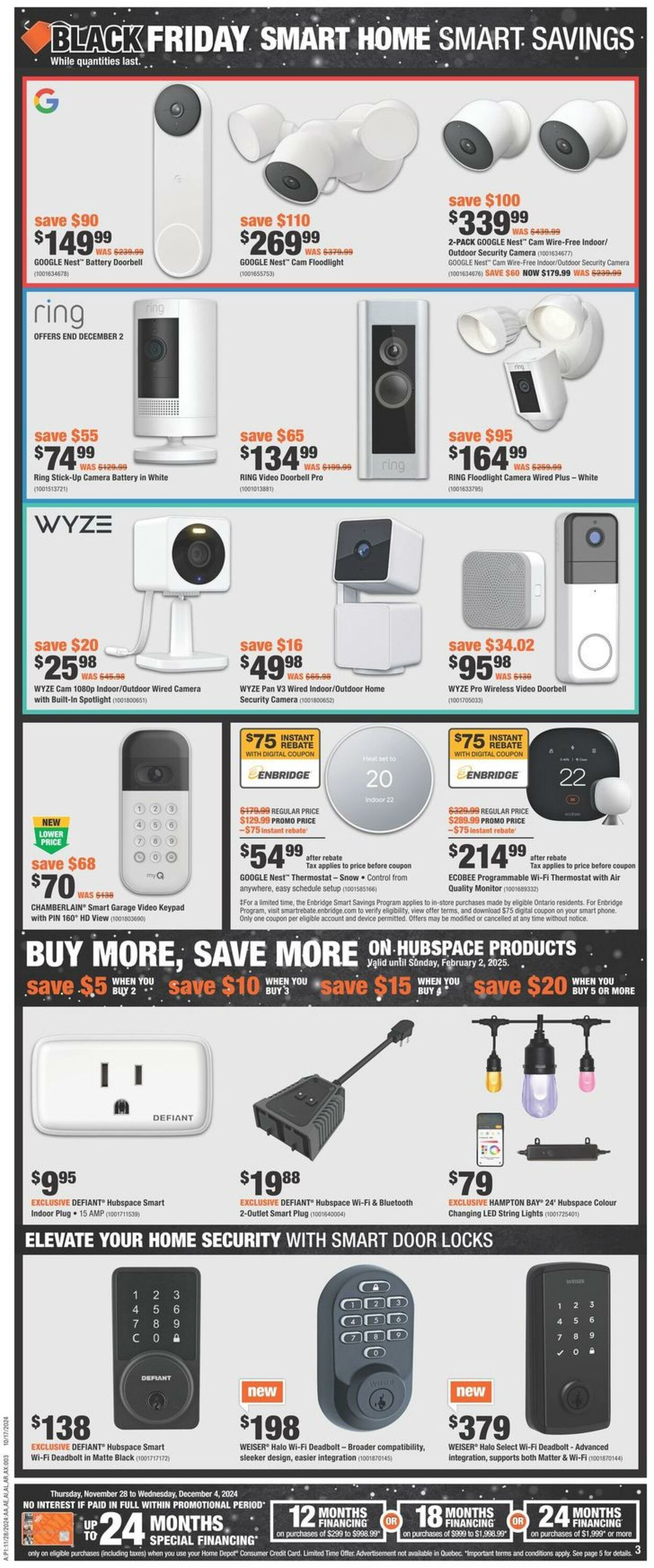 Flyer Home Depot 28.11.2024 - 12.12.2024