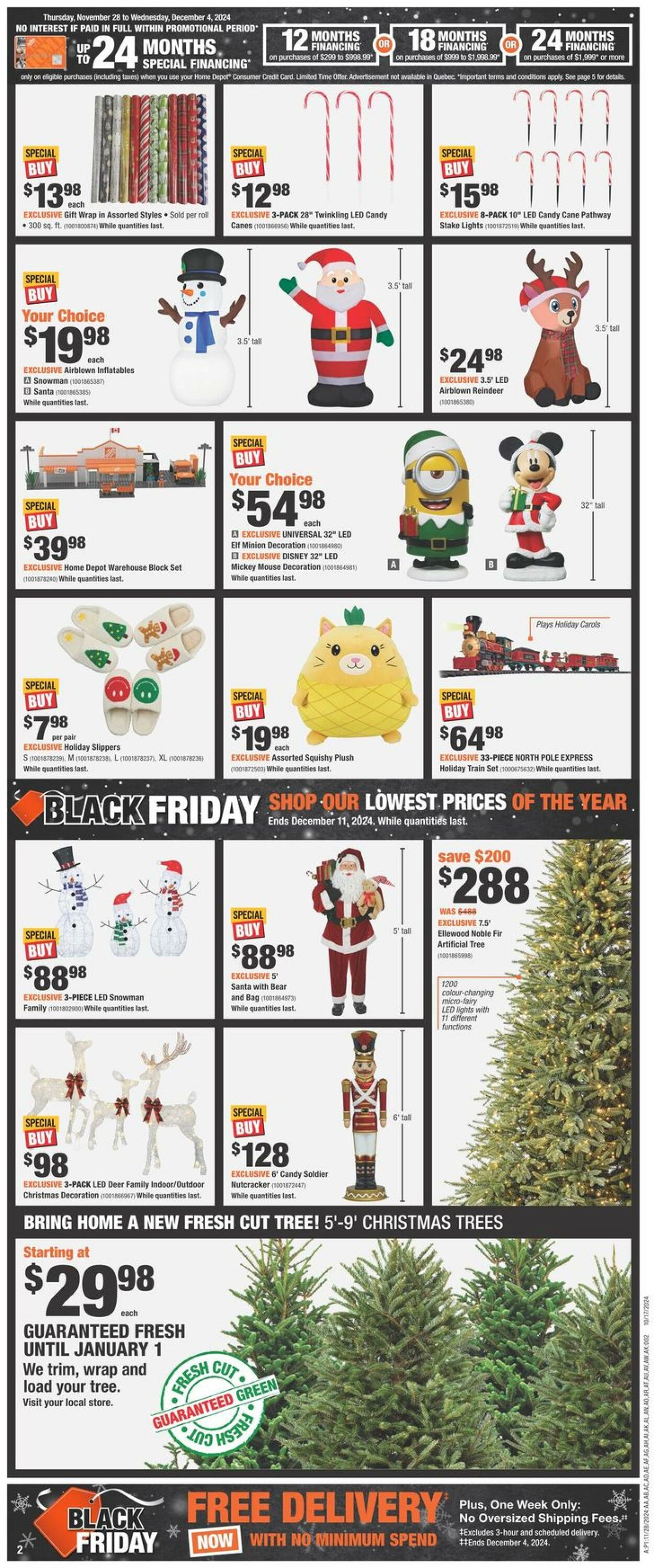 Flyer Home Depot 28.11.2024 - 12.12.2024