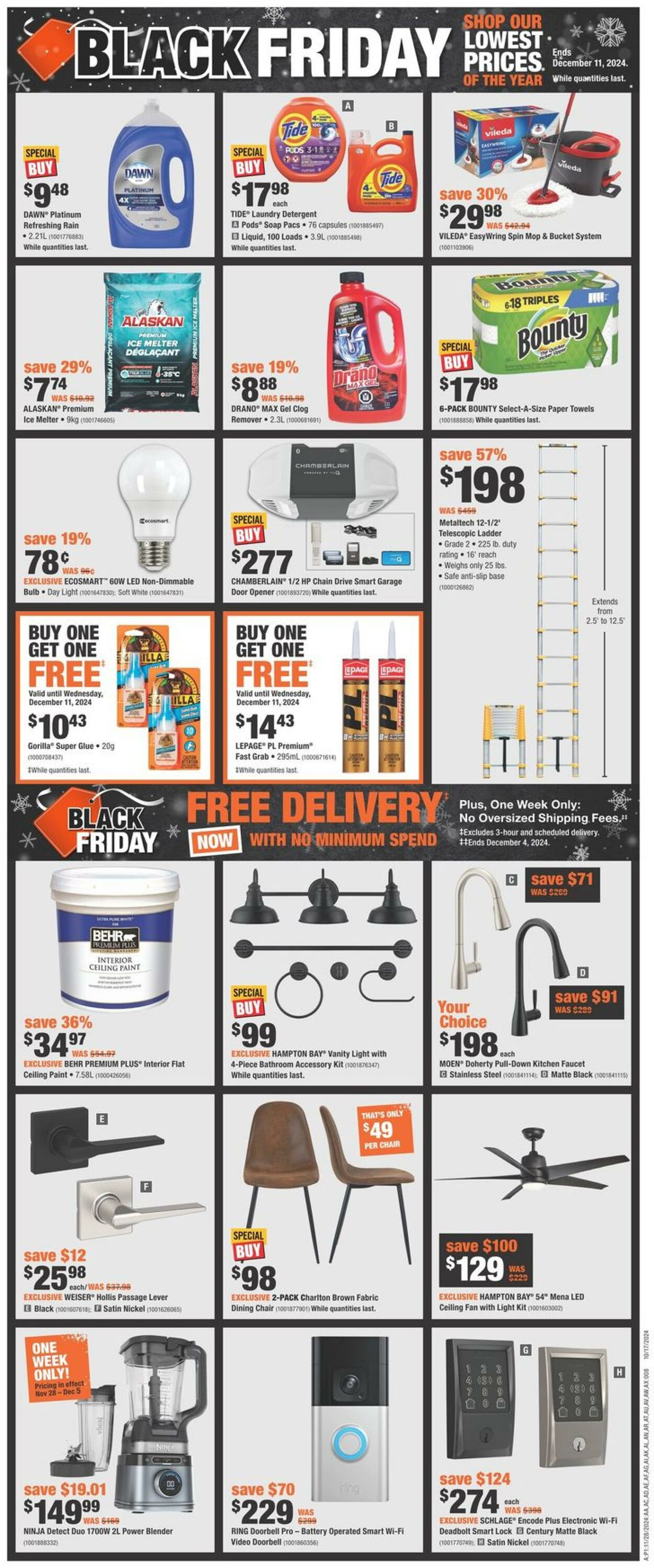 Flyer Home Depot 28.11.2024 - 12.12.2024