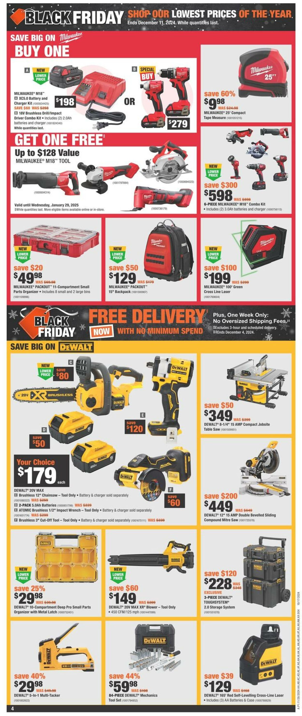 Flyer Home Depot 28.11.2024 - 12.12.2024