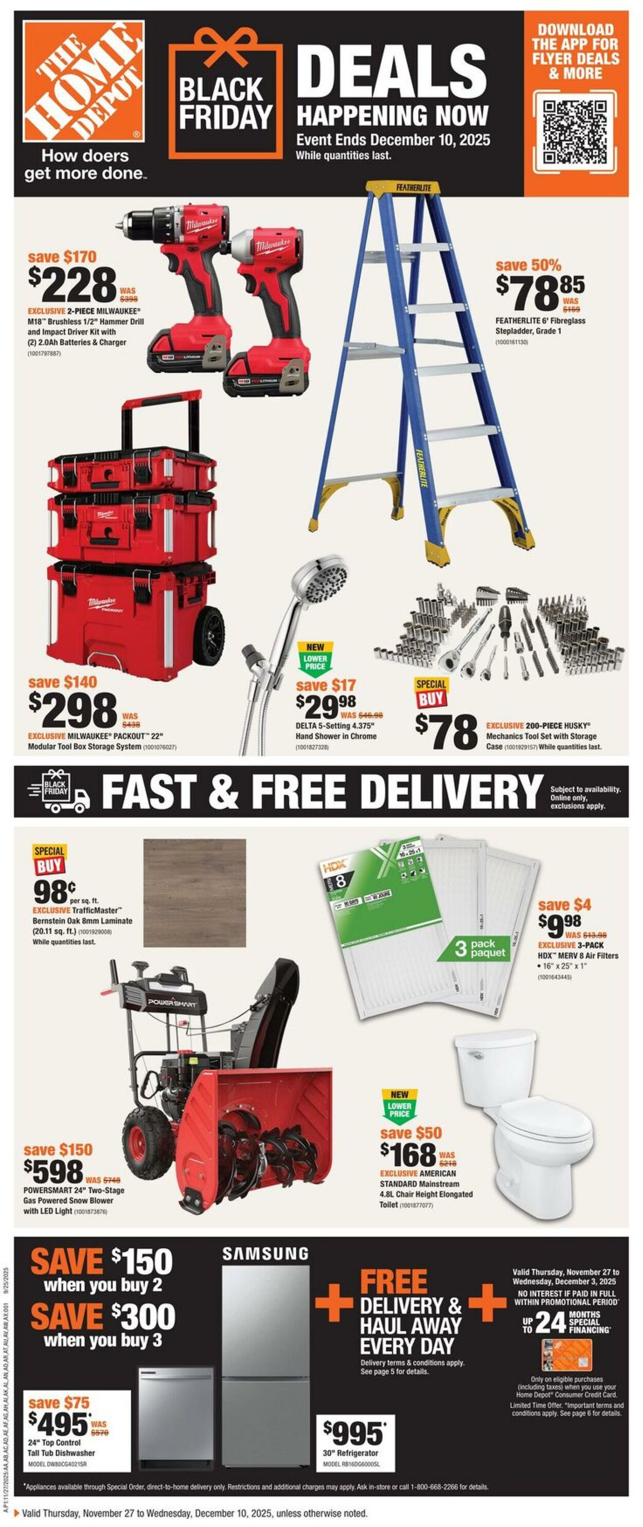 Flyer Home Depot 27.11.2025 - 10.12.2025