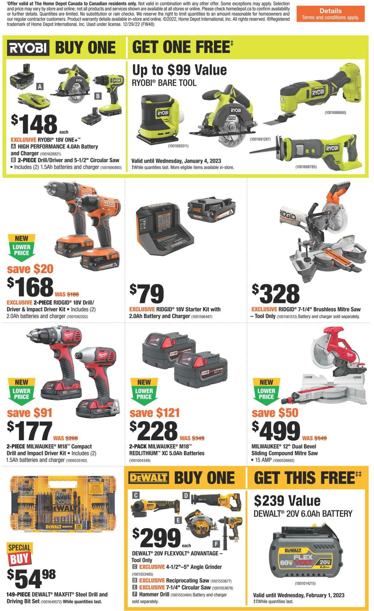 Flyer Home Depot 29.12.2022 - 04.01.2023